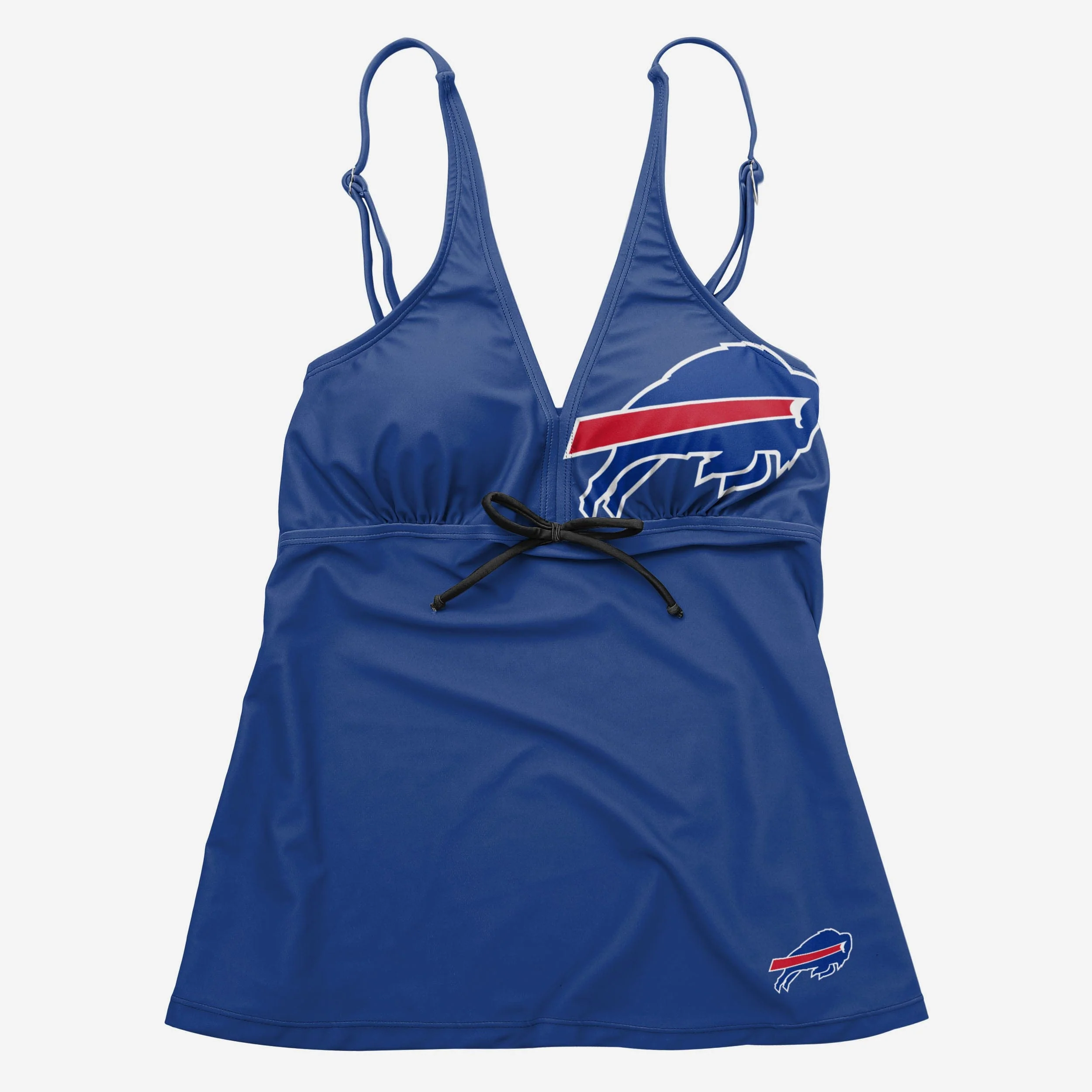 Buffalo Bills Womens Summertime Solid Tankini 2 Buffalo Bills Womens Summertime Solid Tankini