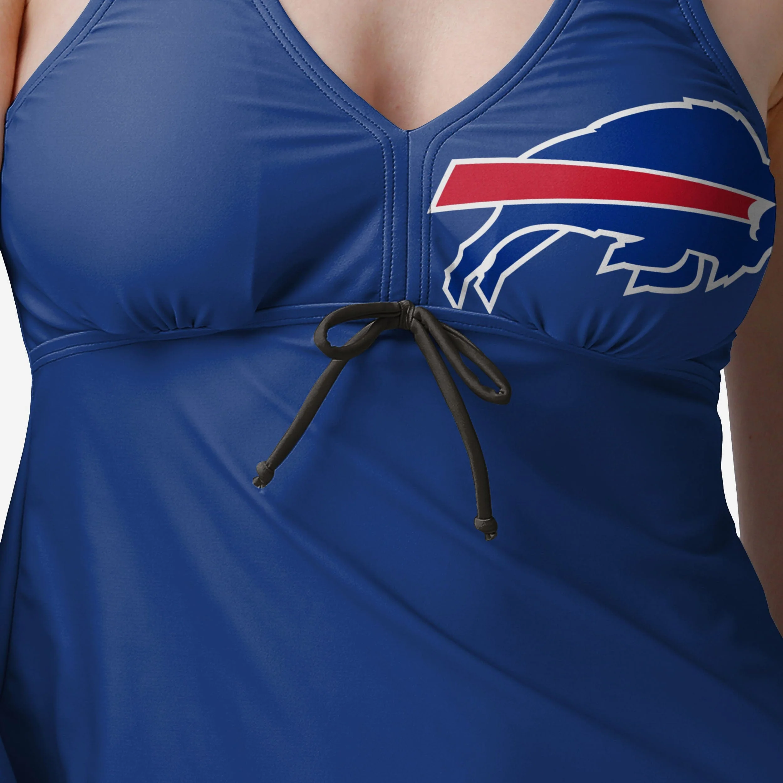 Buffalo Bills Womens Summertime Solid Tankini 3 Buffalo Bills Womens Summertime Solid Tankini