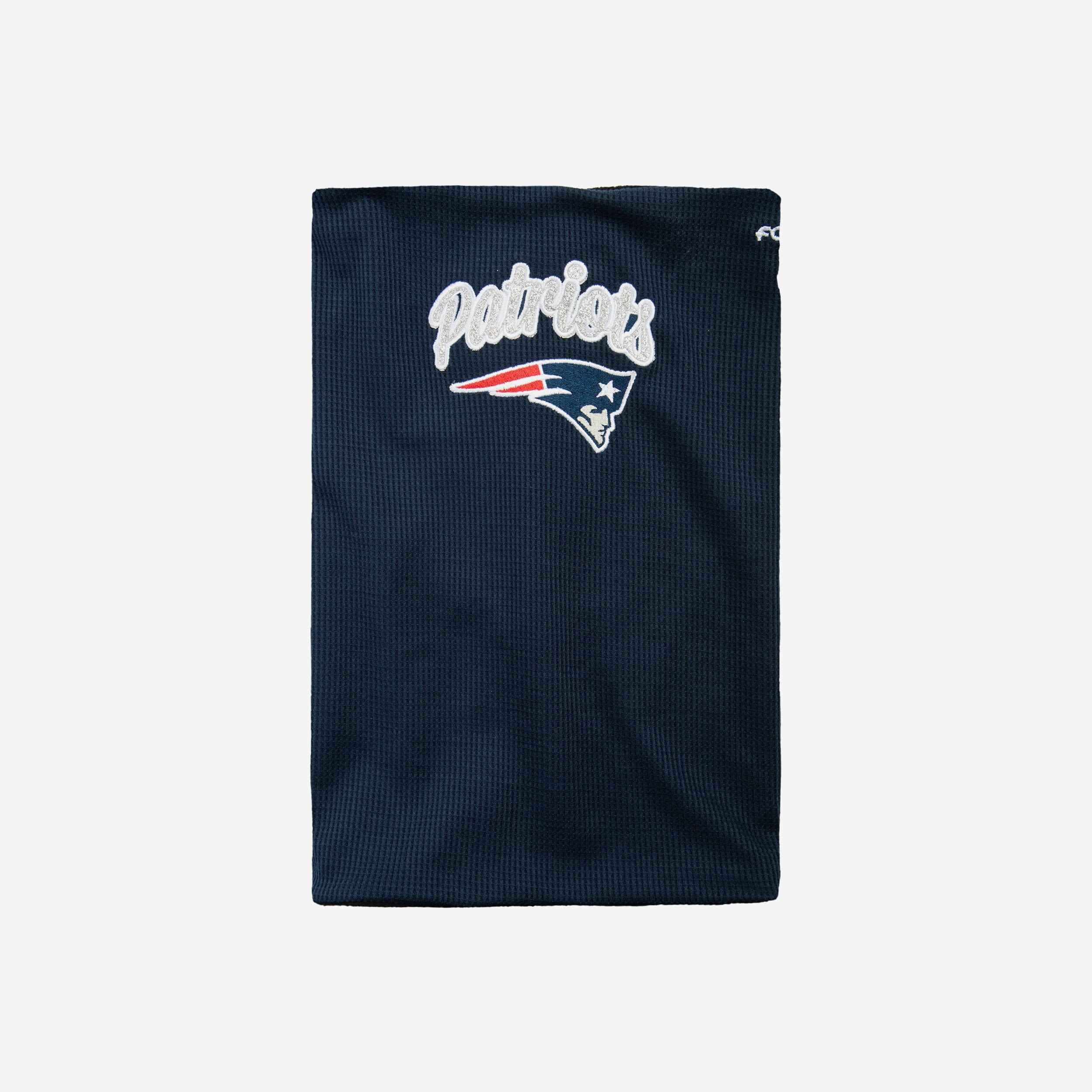 New England Patriots Glitter Waffle Gaiter Scarf 2 New England Patriots Glitter Waffle Gaiter Scarf
