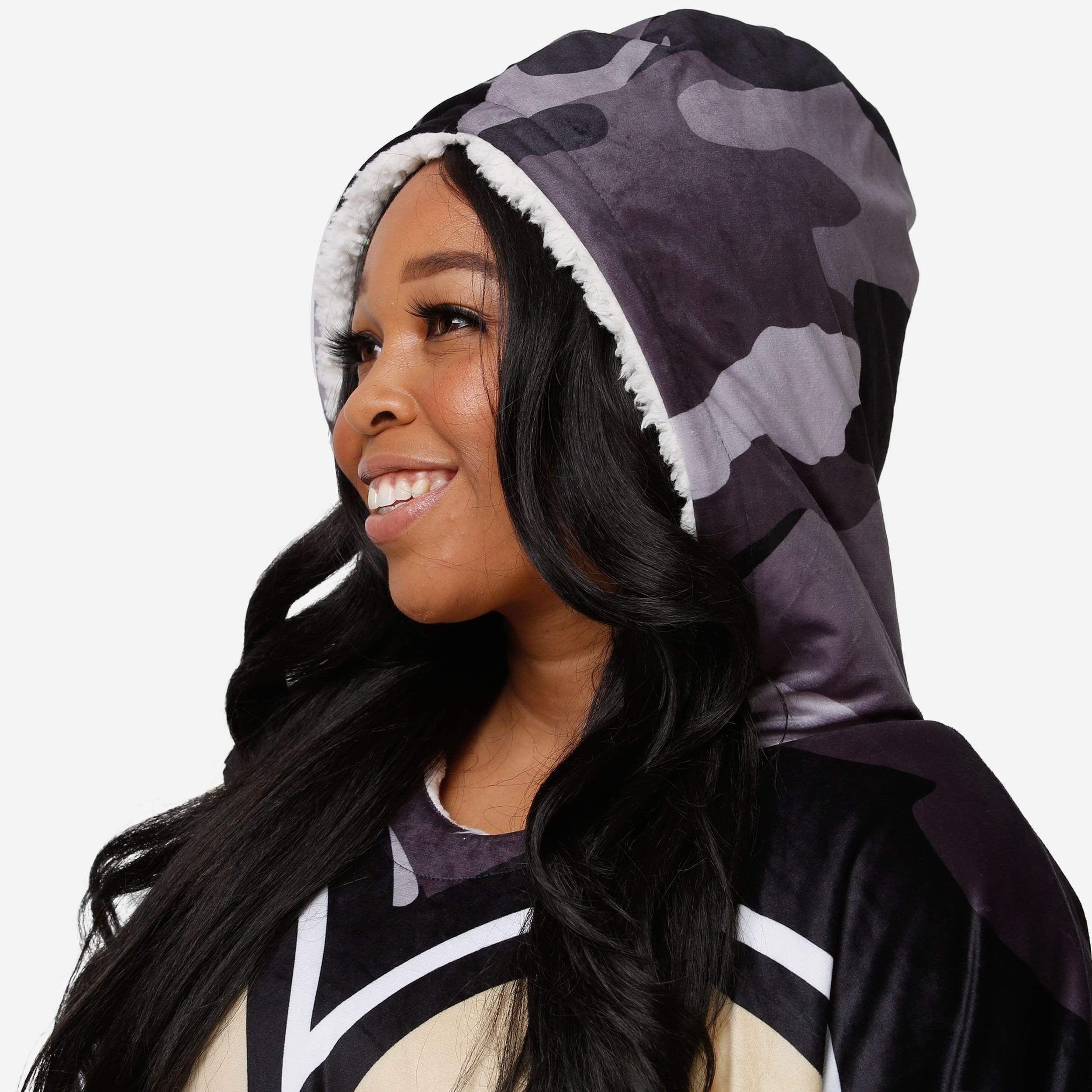 New Orleans Saints Reversible Team Color Camo Hoodeez 6 New Orleans Saints Reversible Team Color Camo Hoodeez