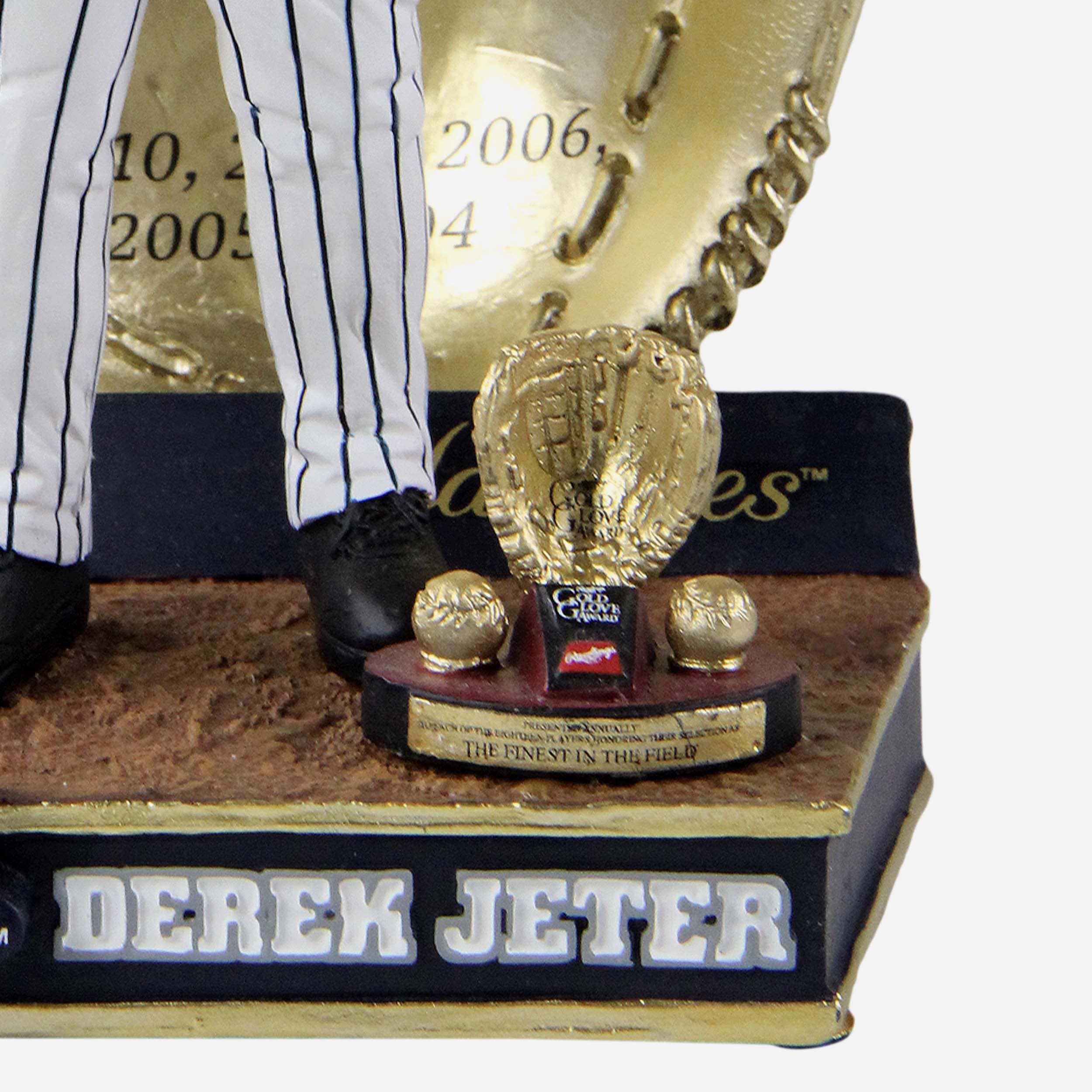 Derek Jeter New York Yankees 5X Gold Glove Award Bobblehead 3 Derek Jeter New York Yankees 5X Gold Glove Award Bobblehead