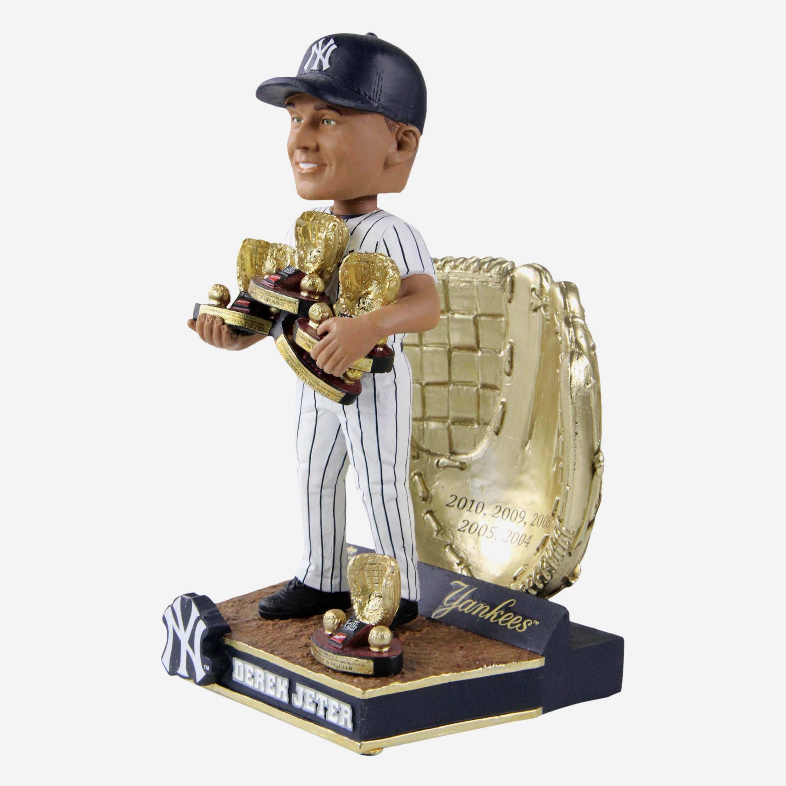 Derek Jeter New York Yankees 5X Gold Glove Award Bobblehead 4 Derek Jeter New York Yankees 5X Gold Glove Award Bobblehead