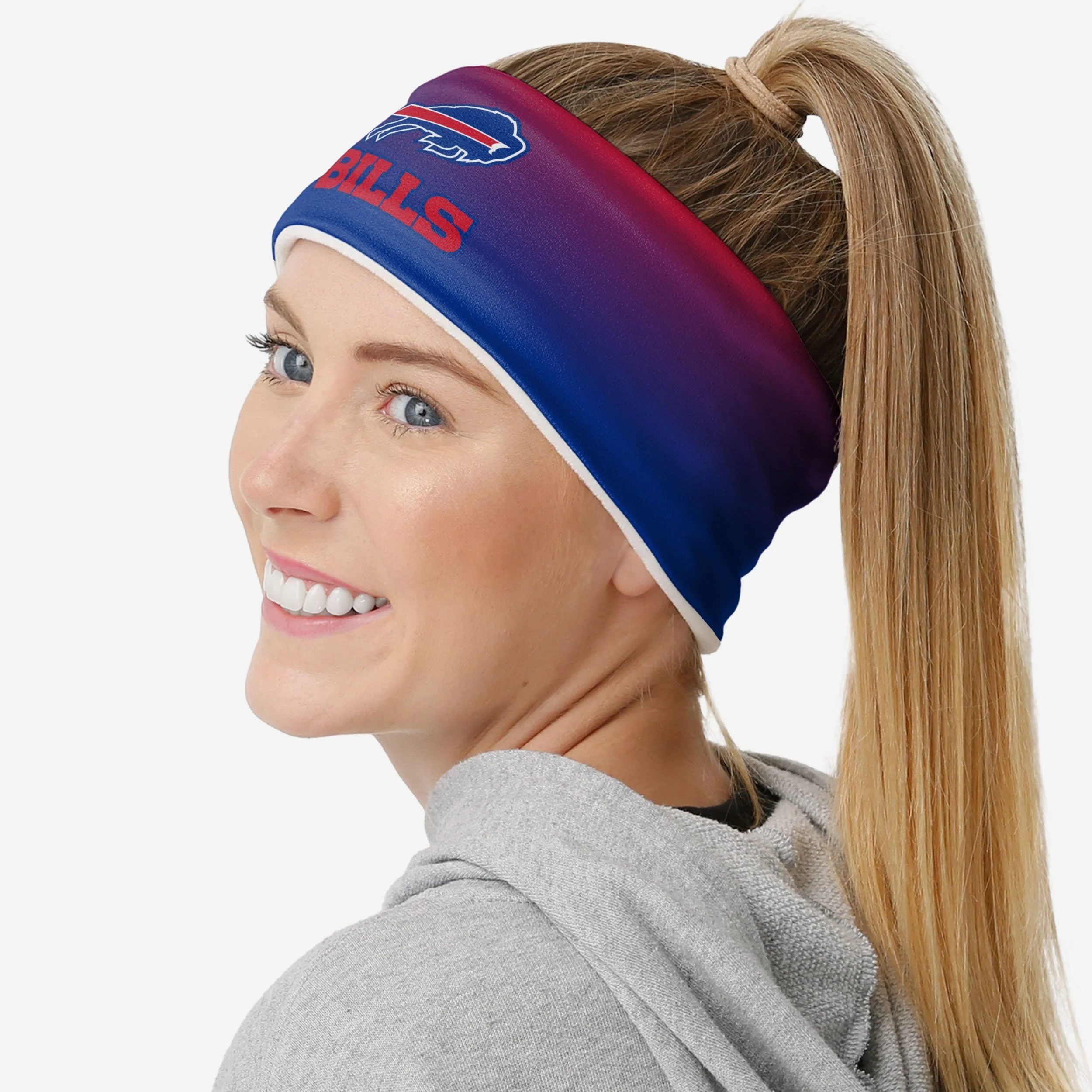 Buffalo Bills Womens Gradient Printed Headband