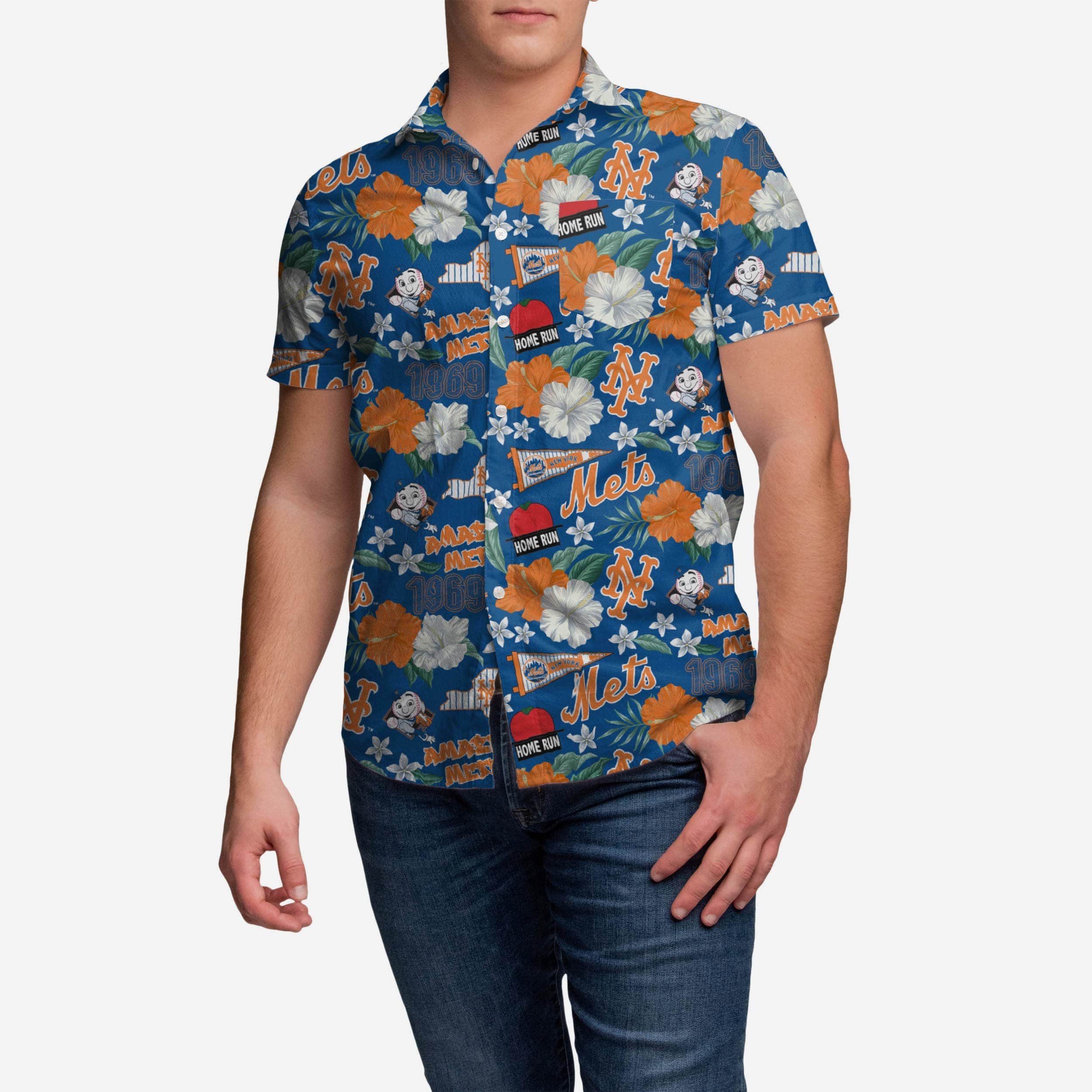 New York Mets City Style Button Up Shirt 1 New York Mets City Style Button Up Shirt