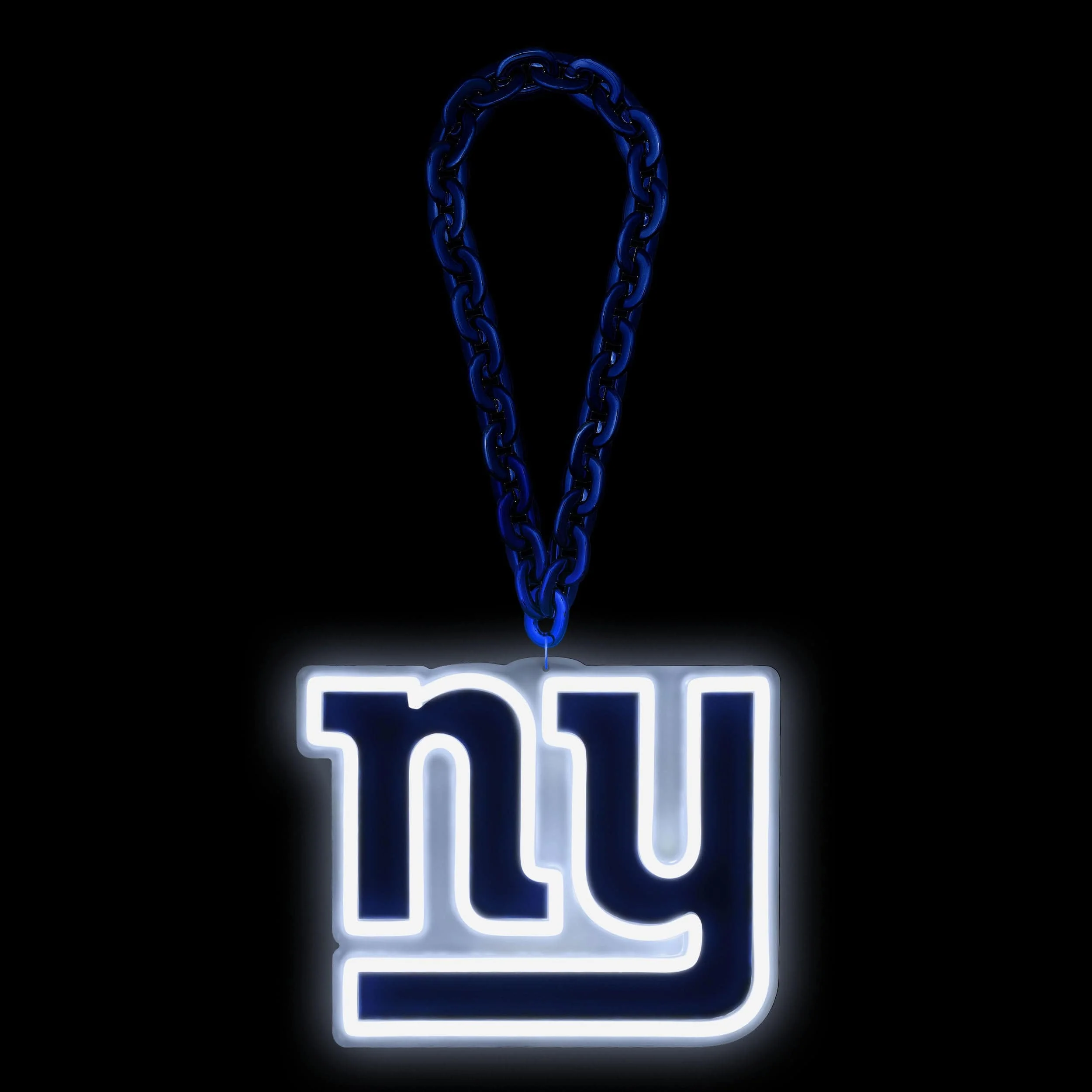 New York Giants Neon Light Up Big Logo Chain 2 New York Giants Neon Light Up Big Logo Chain