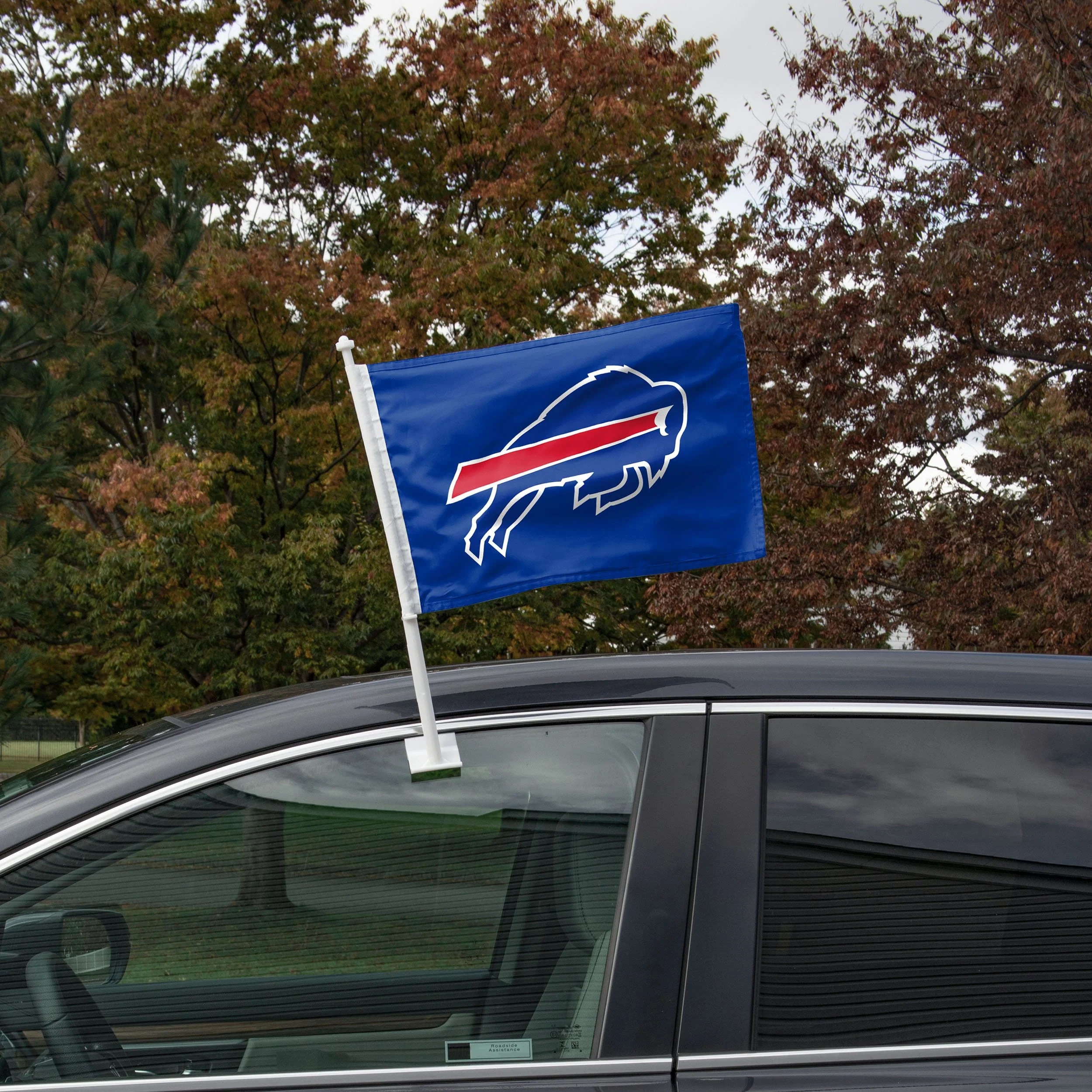 Buffalo Bills 2 Pack Solid Car Flag 2 Buffalo Bills 2 Pack Solid Car Flag