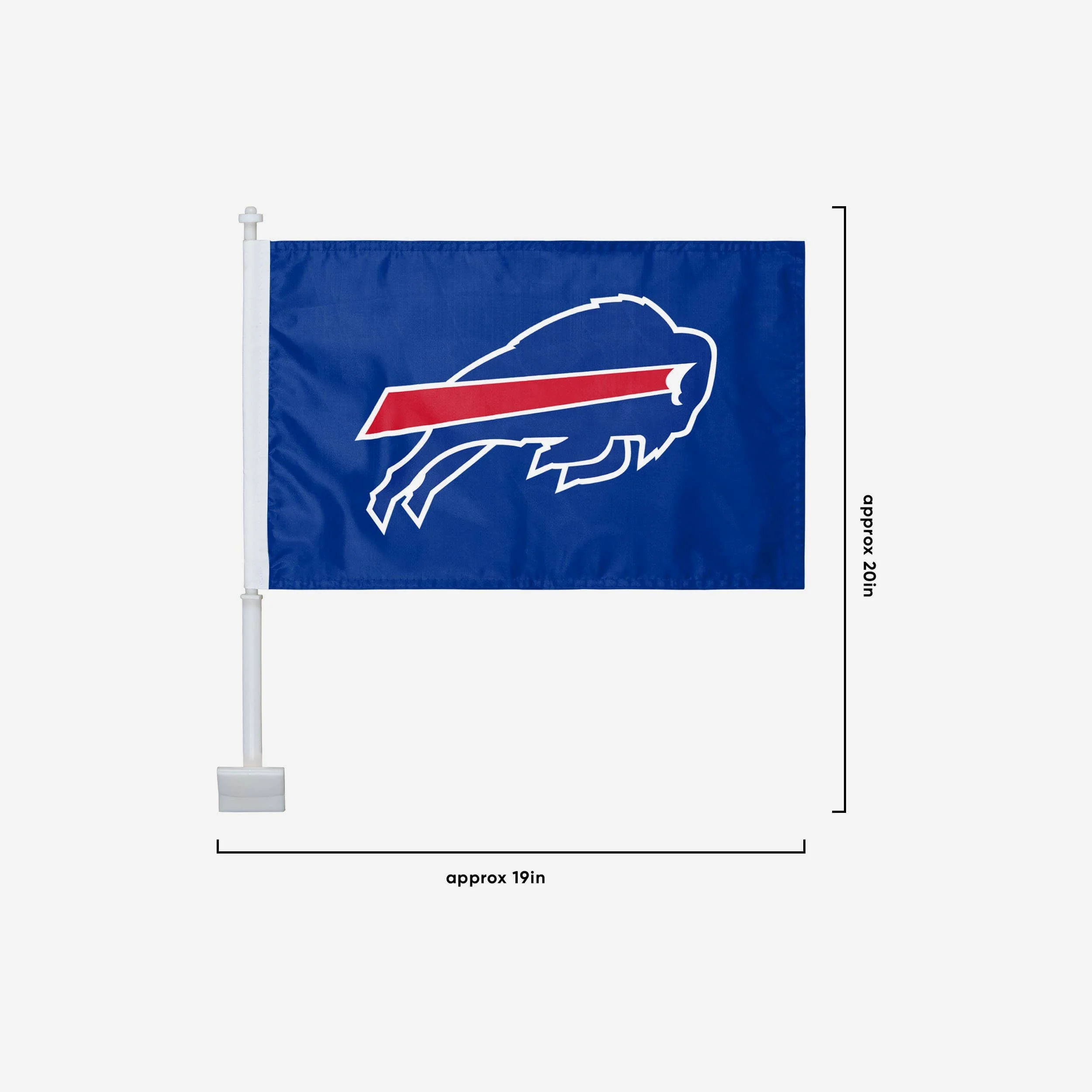 Buffalo Bills 2 Pack Solid Car Flag 3 Buffalo Bills 2 Pack Solid Car Flag