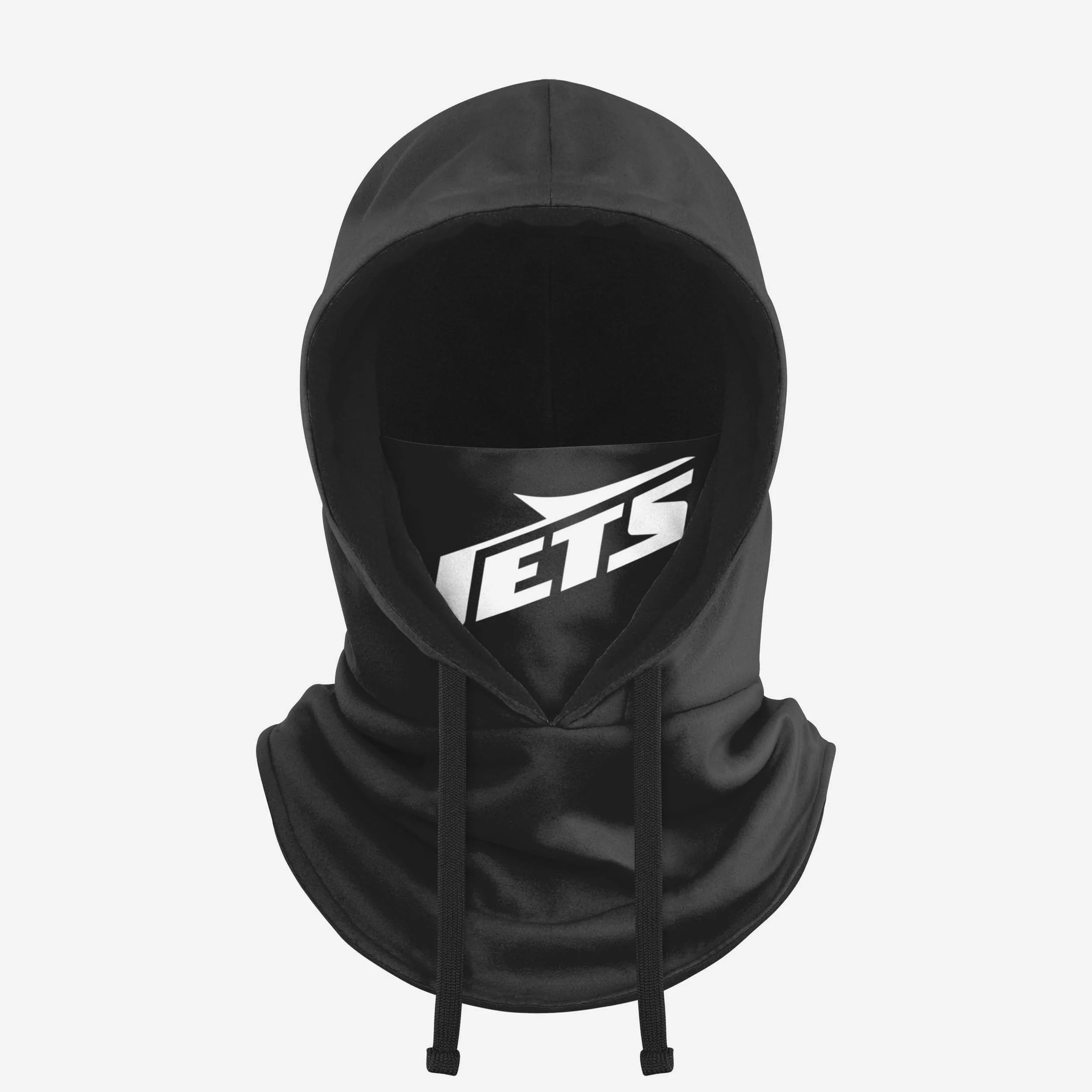 New York Jets Black Drawstring Hooded Gaiter