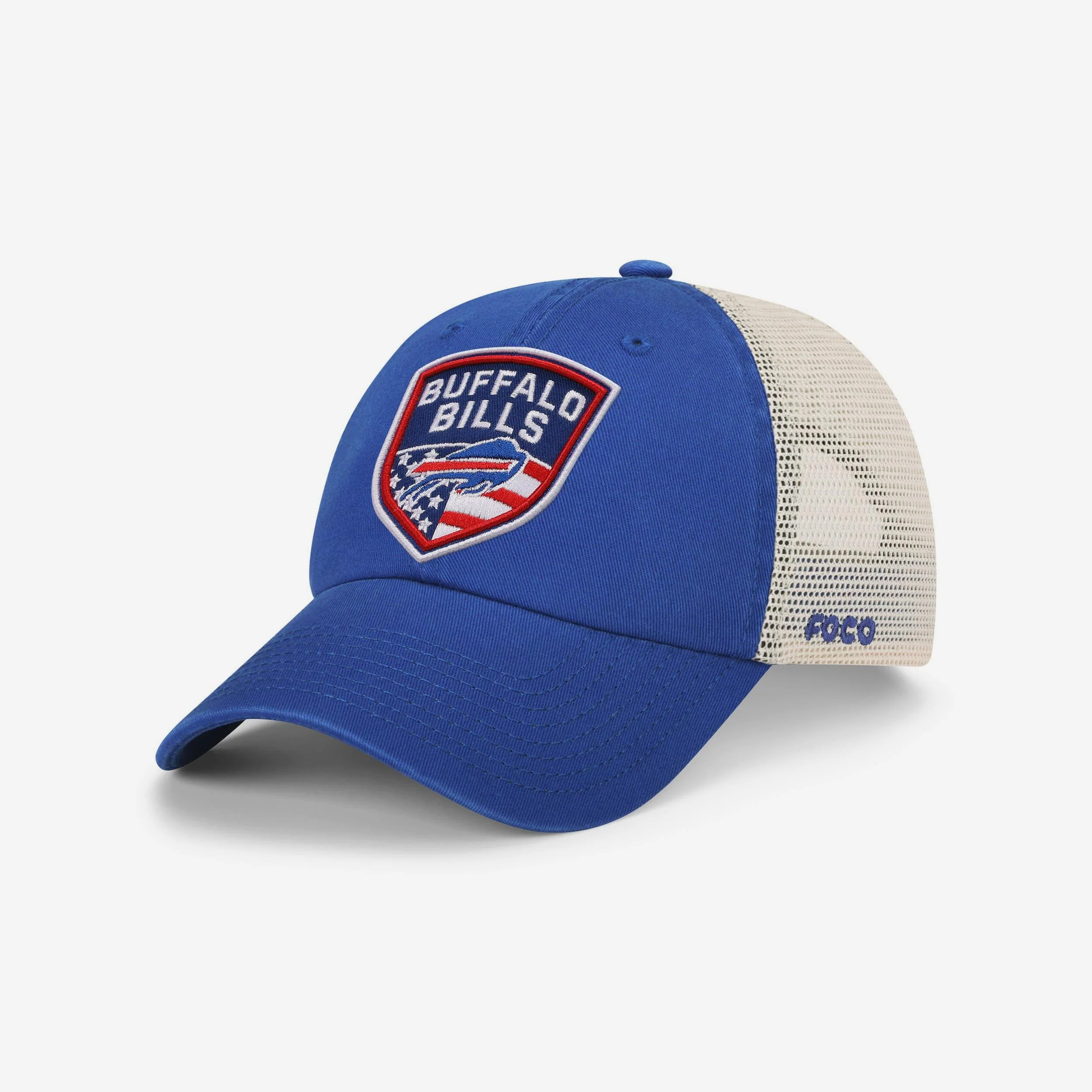 Buffalo Bills Americana Patch Casual Trucker Cap