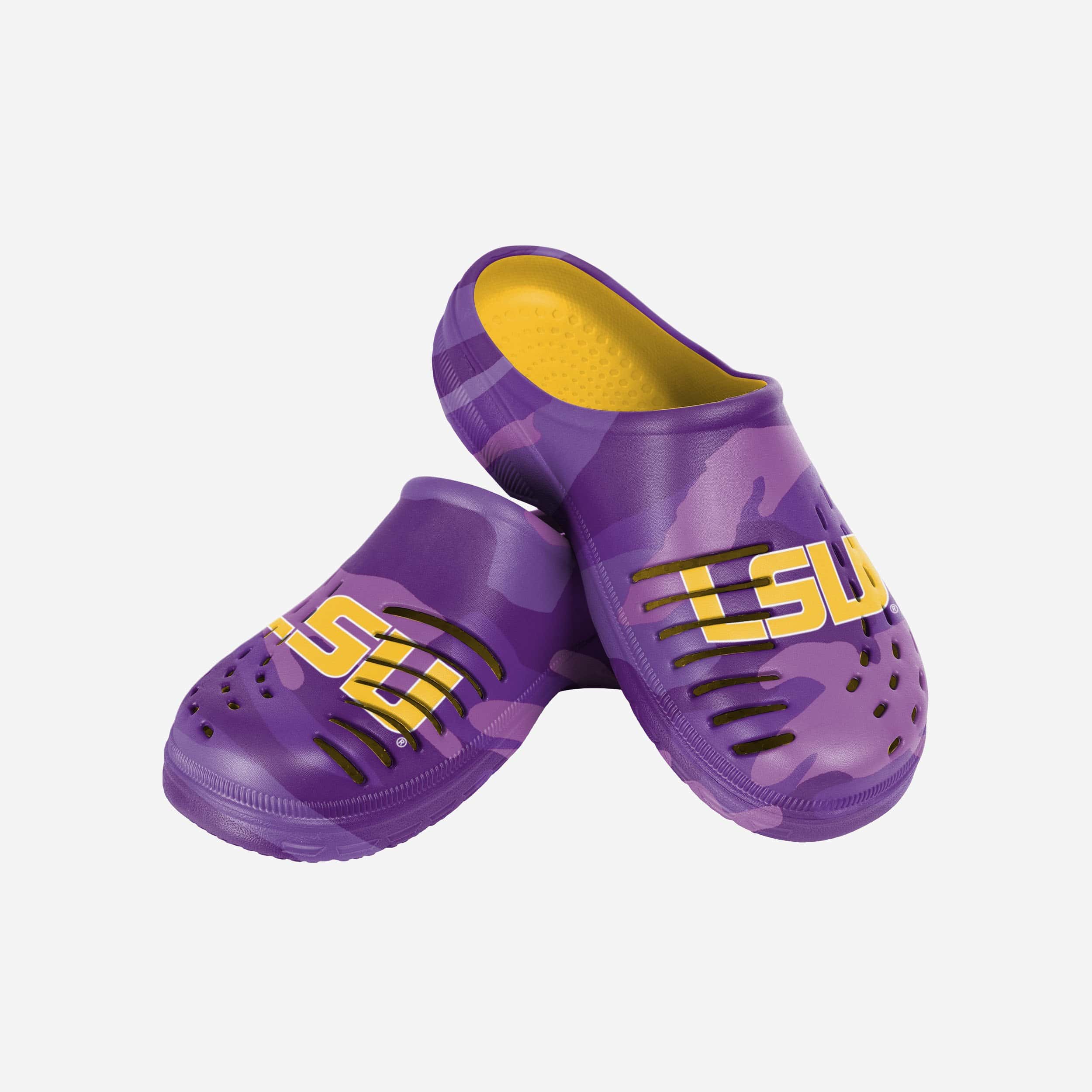LSU Tigers Tonal Camo Clog 3 LSU Tigers Tonal Camo Clog