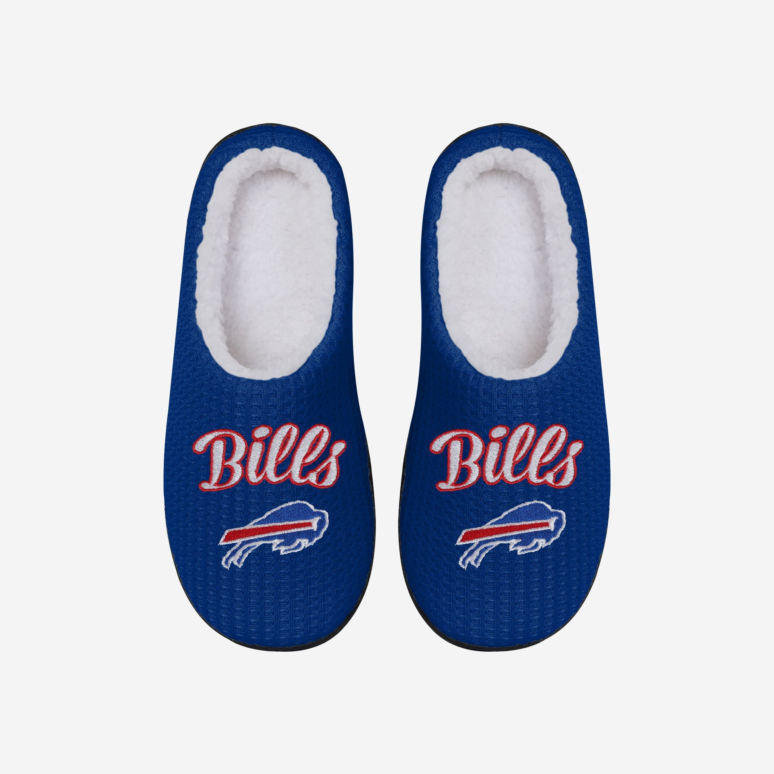 Buffalo Bills Womens Sherpa Lined Memory Foam Slipper 2 Buffalo Bills Womens Sherpa Lined Memory Foam Slipper