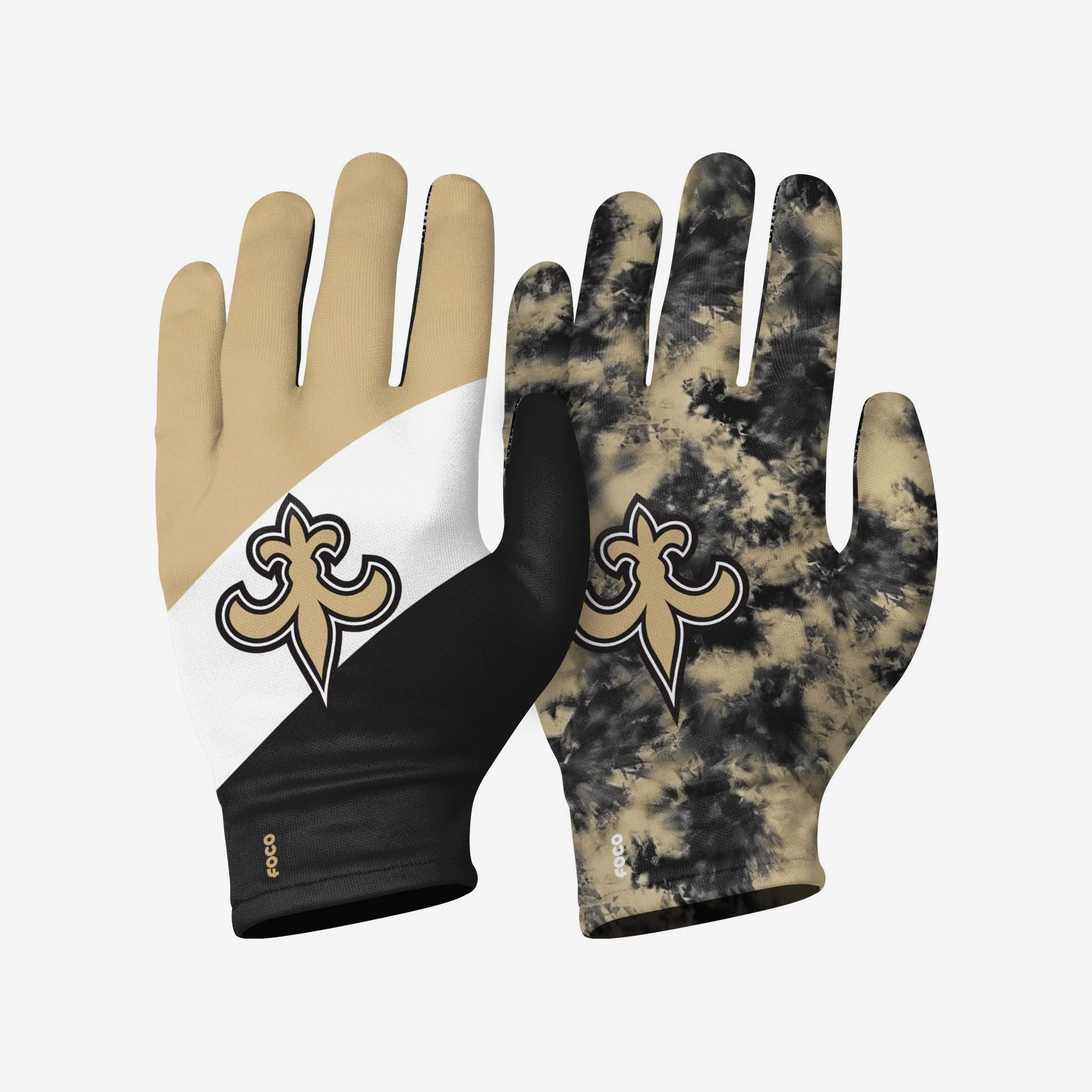 New Orleans Saints 2 Pack Reusable Stretch Gloves