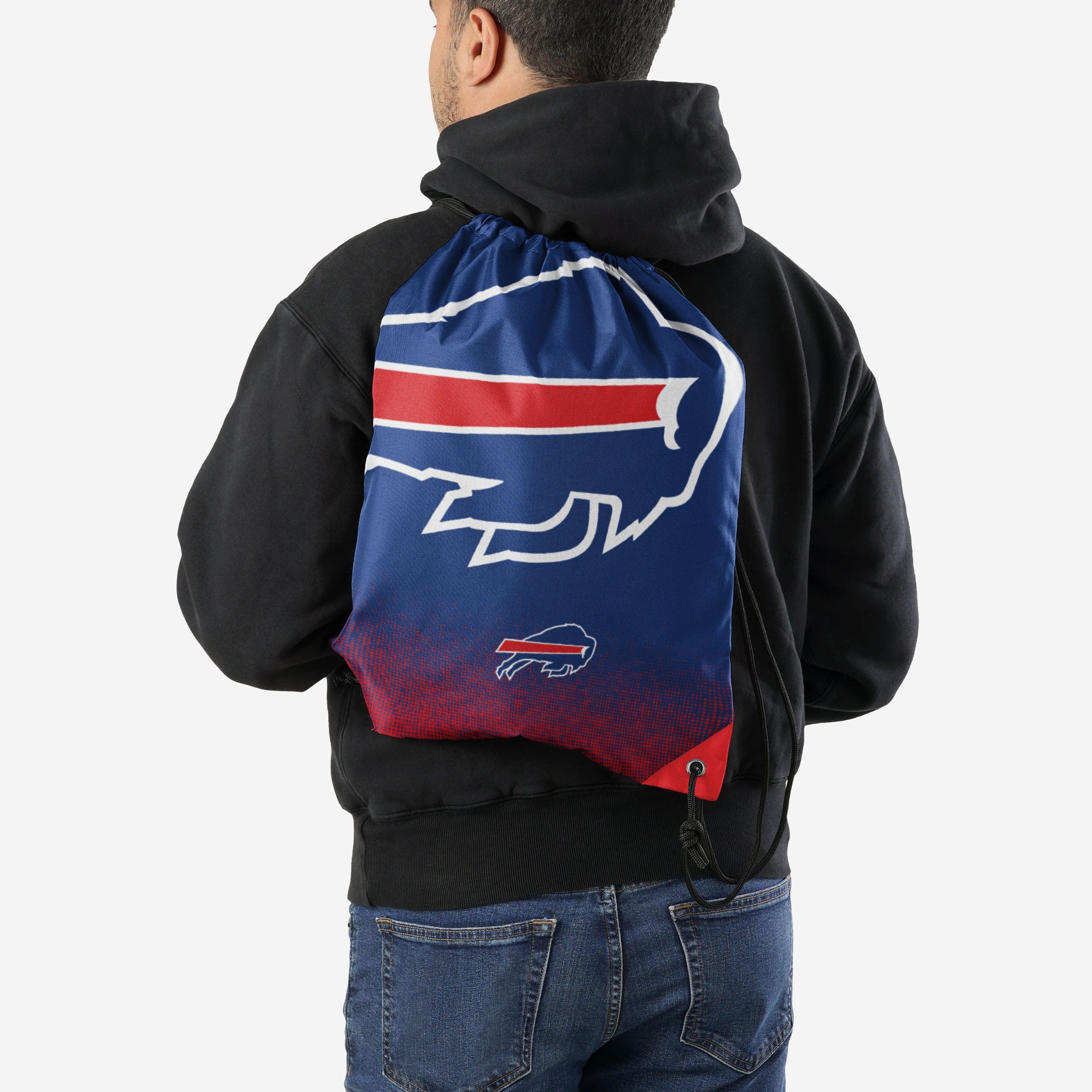 Buffalo Bills Gradient Drawstring Backpack 2 Buffalo Bills Gradient Drawstring Backpack