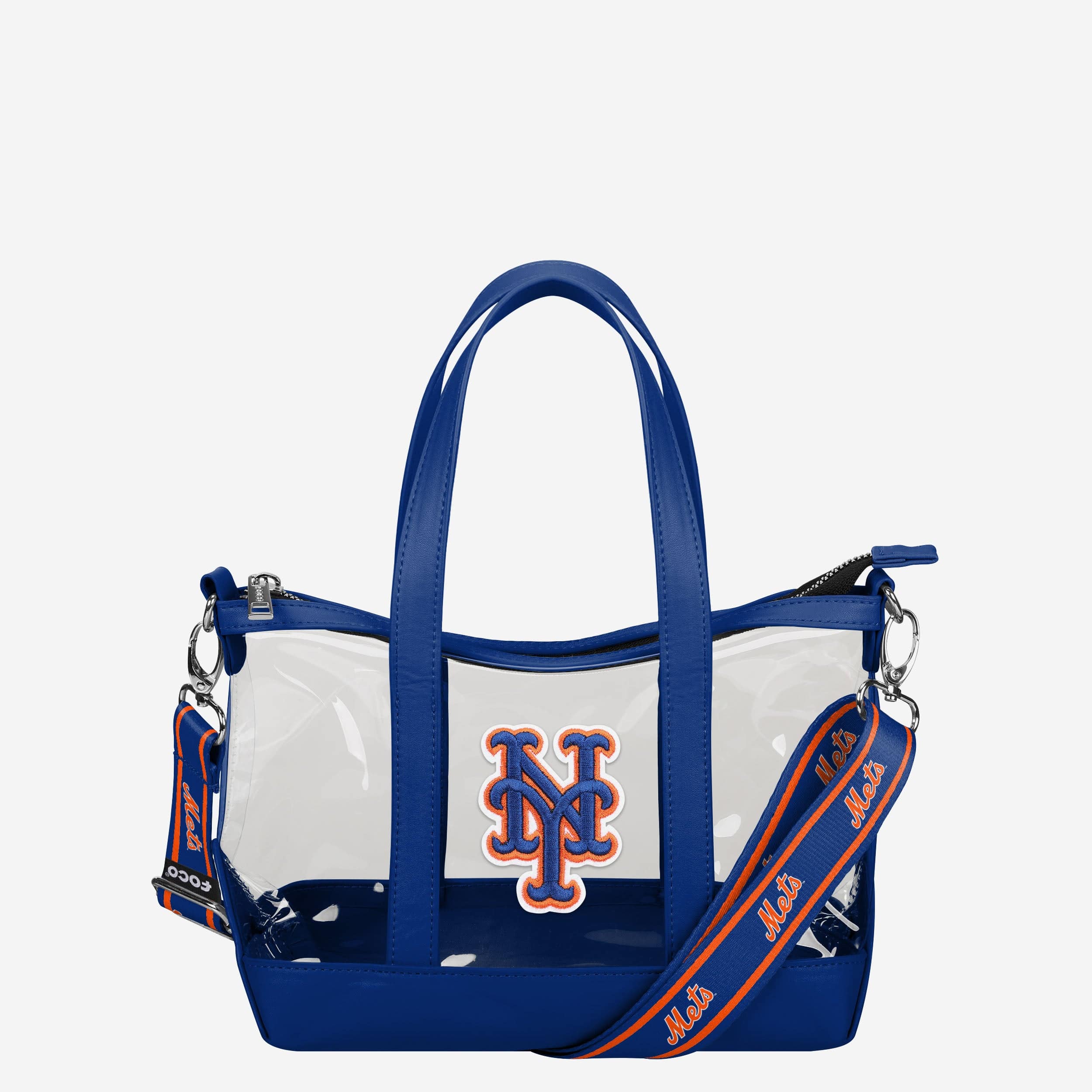 New York Mets Clear Crossbody Mini Tote Bag