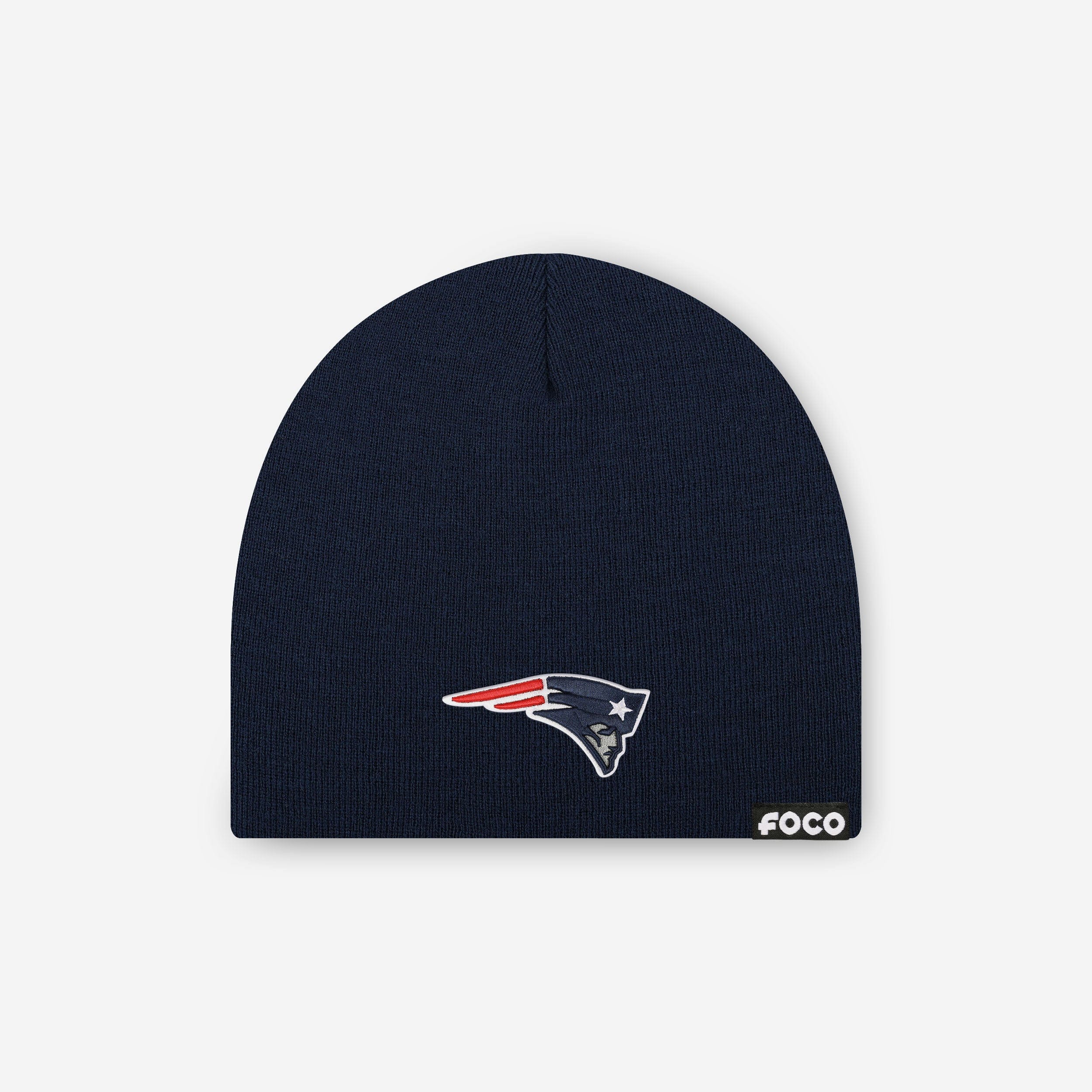 New England Patriots Basic Primary Logo Skull Beanie