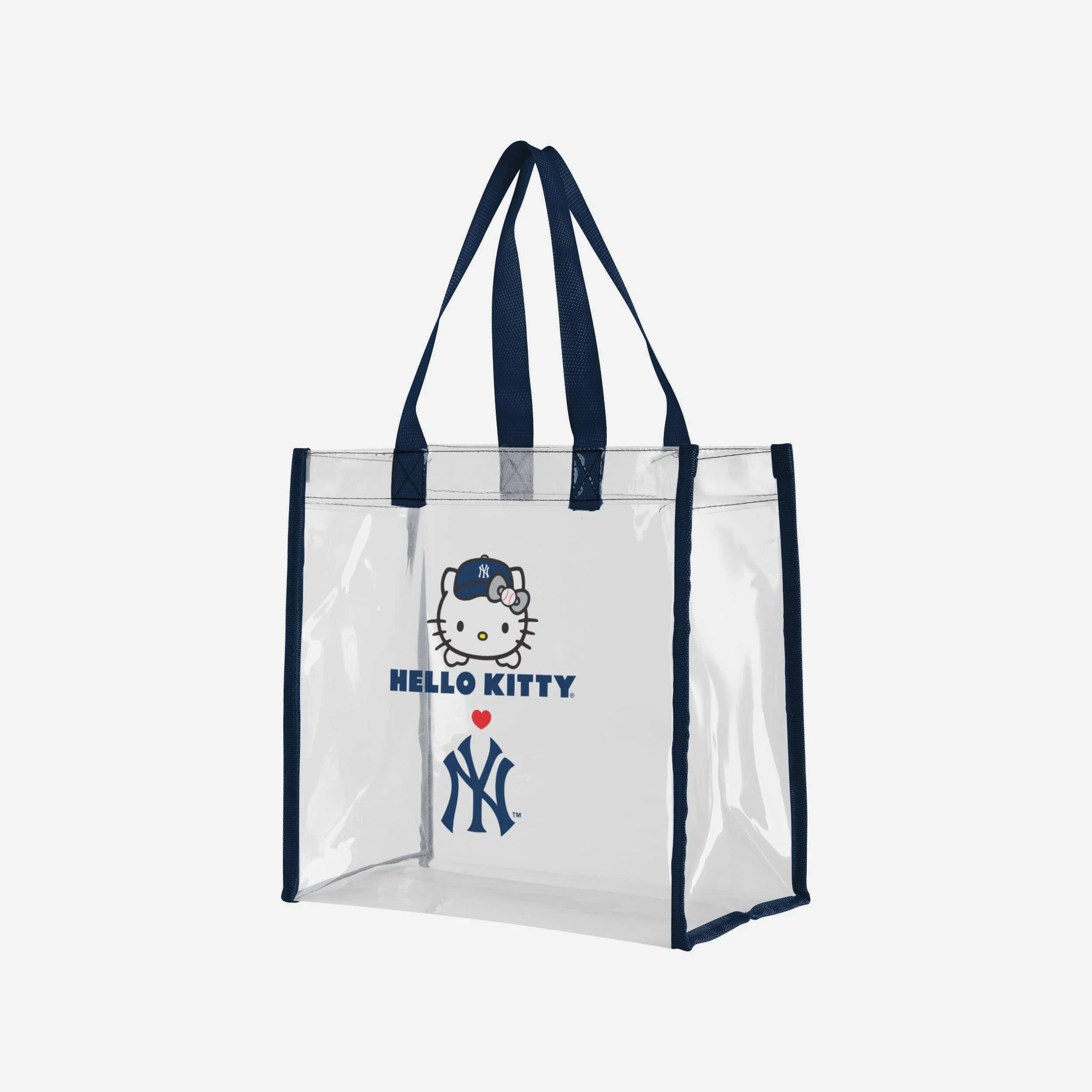 New York Yankees Hello Kitty® Clear Tote Bag 2 New York Yankees Hello Kitty® Clear Tote Bag