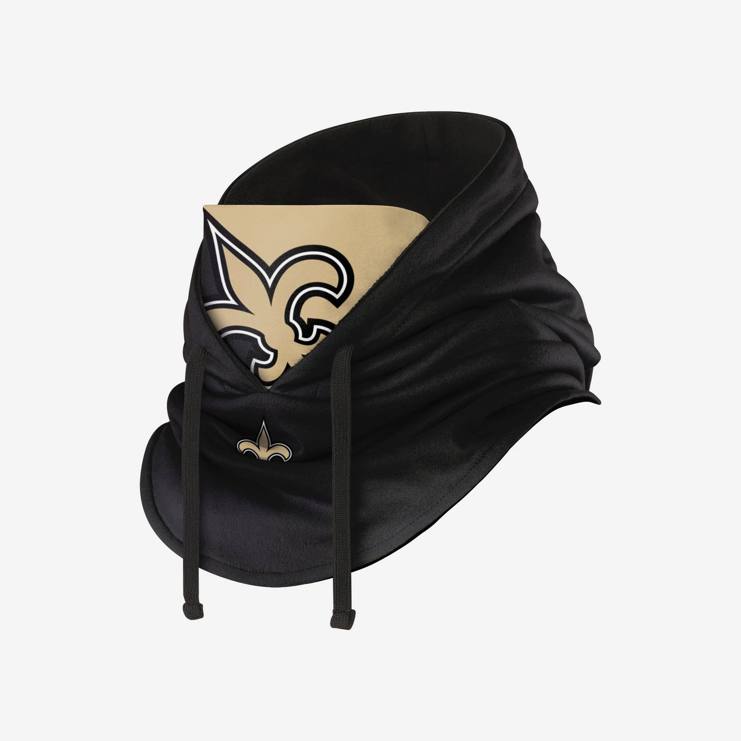 New Orleans Saints Drawstring Hooded Gaiter 2 New Orleans Saints Drawstring Hooded Gaiter