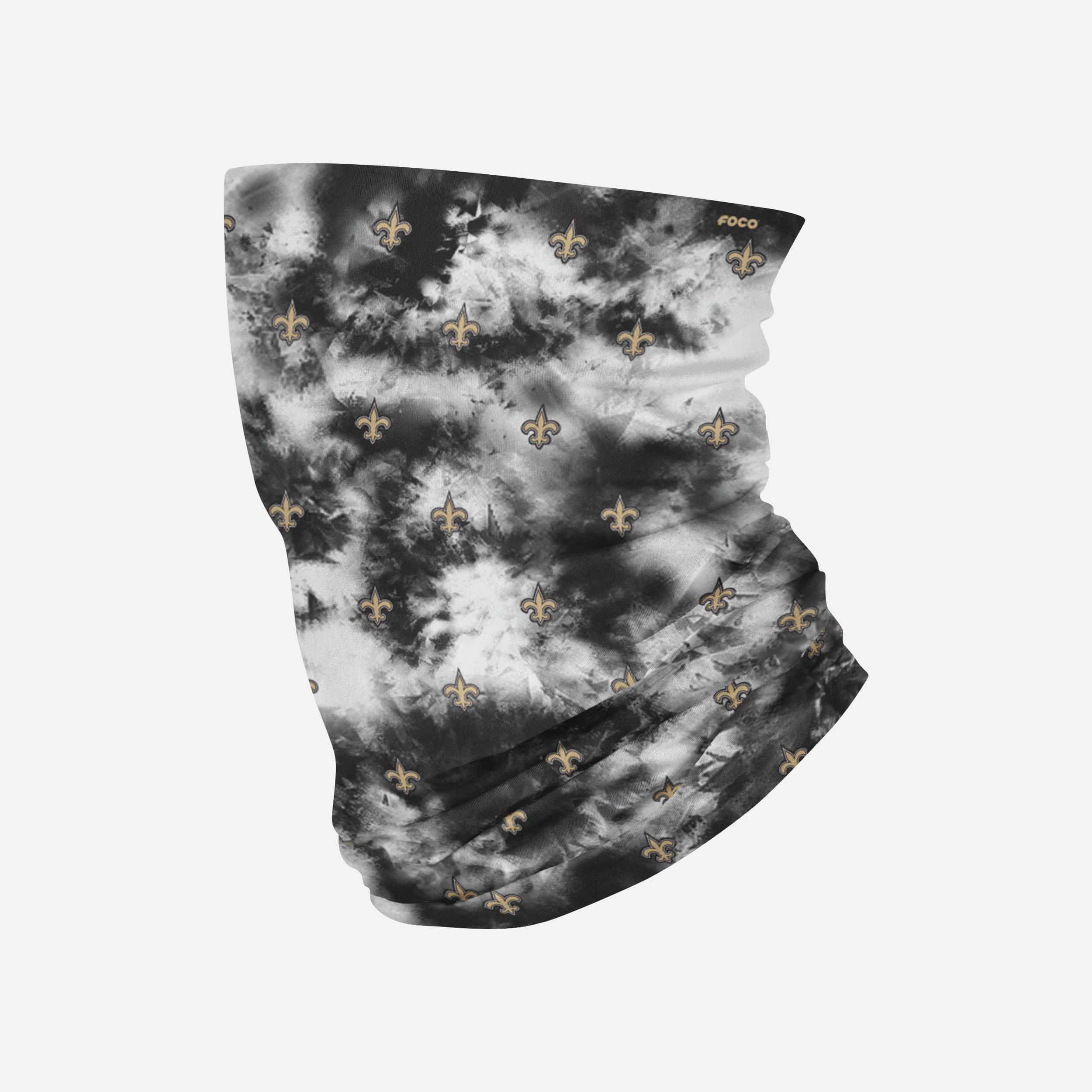 New Orleans Saints Tie-Dye Gaiter Scarf 1 New Orleans Saints Tie-Dye Gaiter Scarf