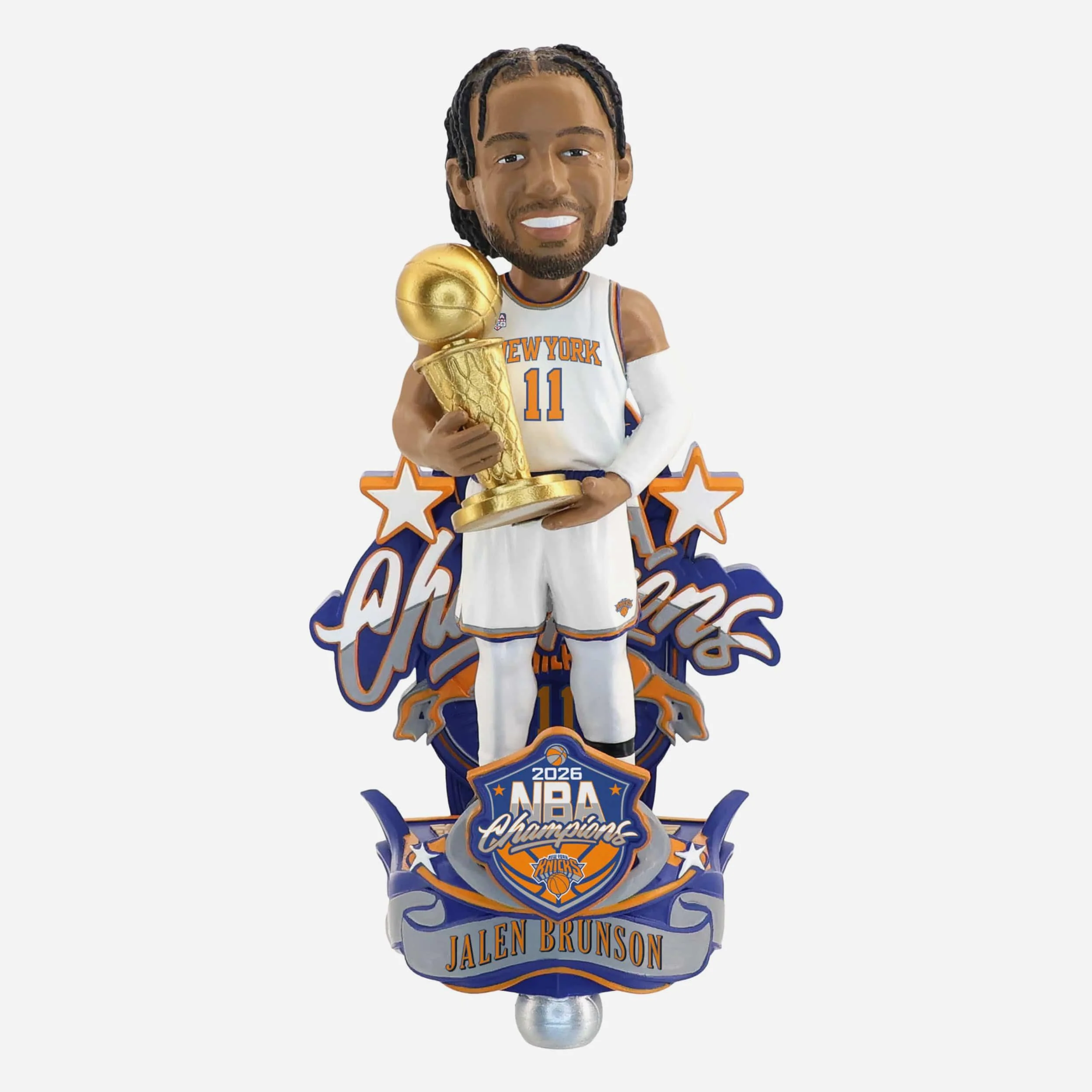 Jalen Brunson New York Knicks 2026 NBA Champions Celebration Bobblehead