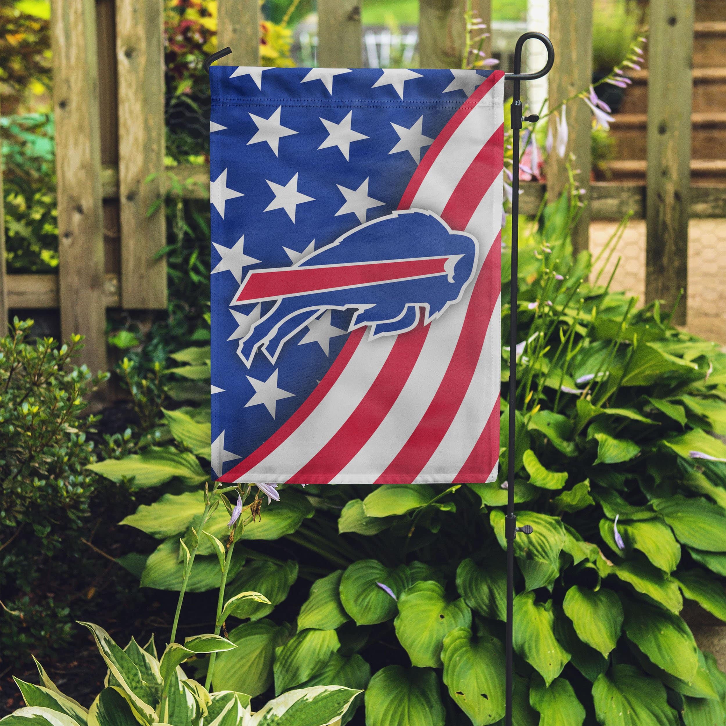 Buffalo Bills Americana Garden Flag 4 Buffalo Bills Americana Garden Flag
