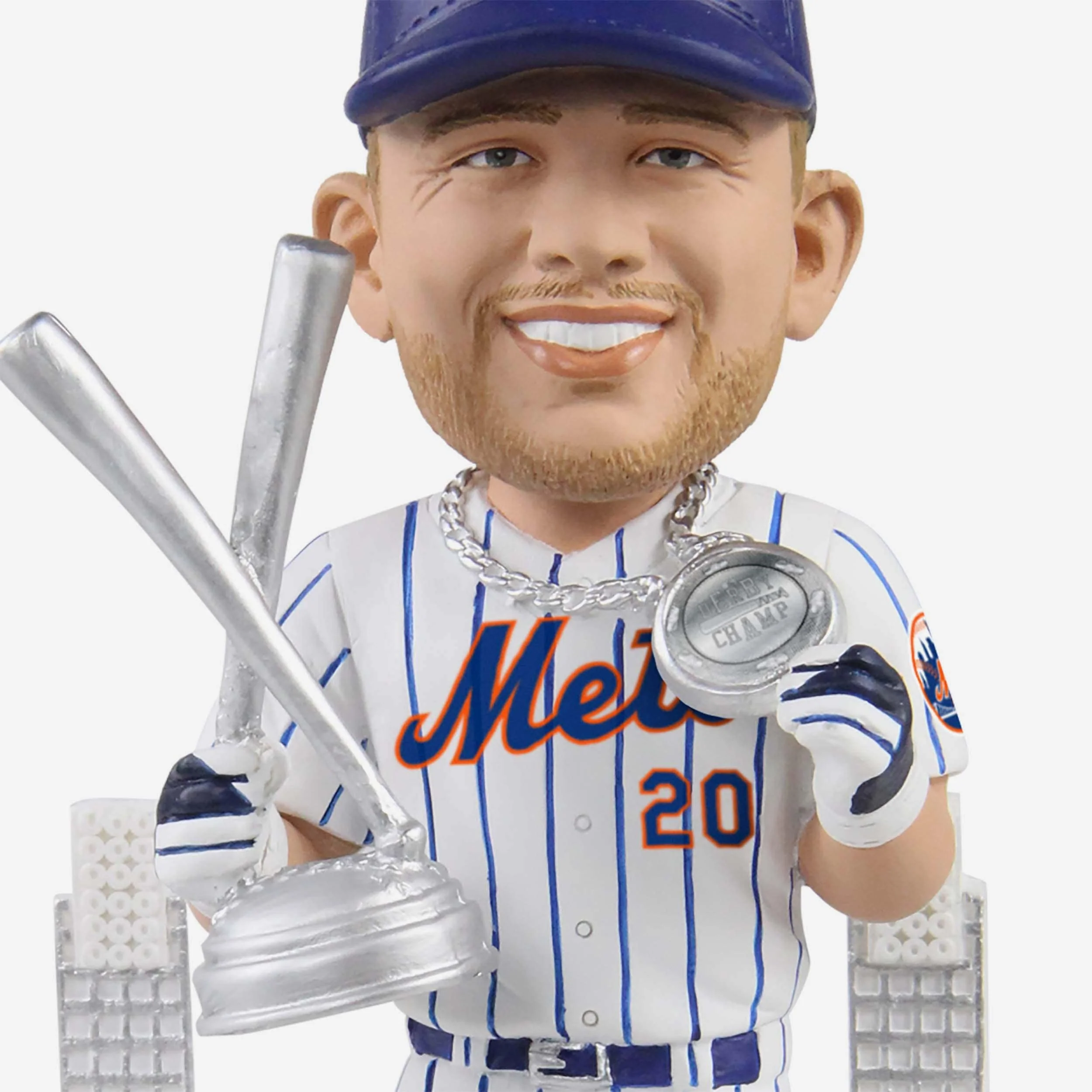 Pete Alonso New York Mets 2019 Home Run Derby Champion Bobblehead 2 Pete Alonso New York Mets 2019 Home Run Derby Champion Bobblehead