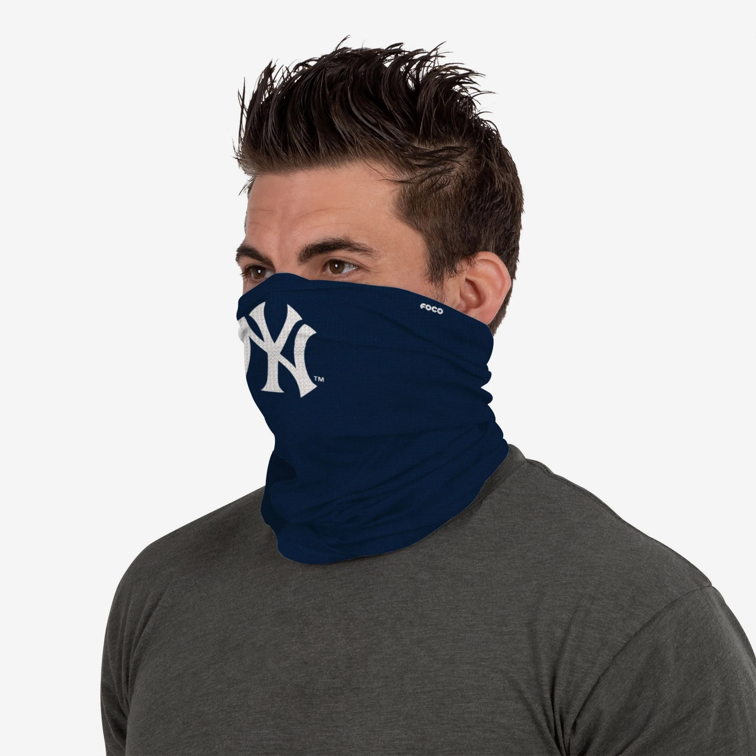New York Yankees Big Logo Waffle Gaiter Scarf 3 New York Yankees Big Logo Waffle Gaiter Scarf