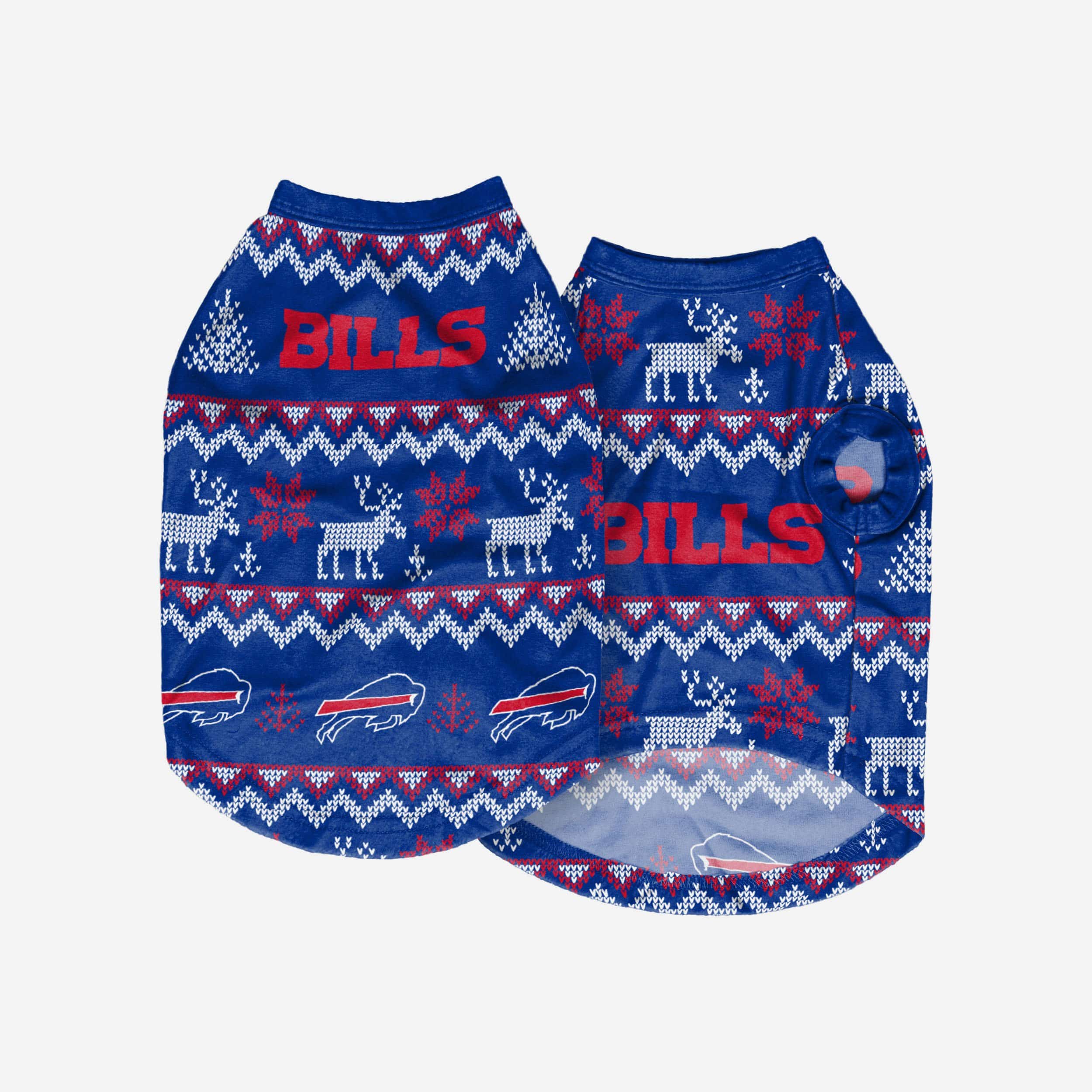 Buffalo Bills Dog Family Holiday Ugly Sweater 2 Buffalo Bills Dog Family Holiday Ugly Sweater