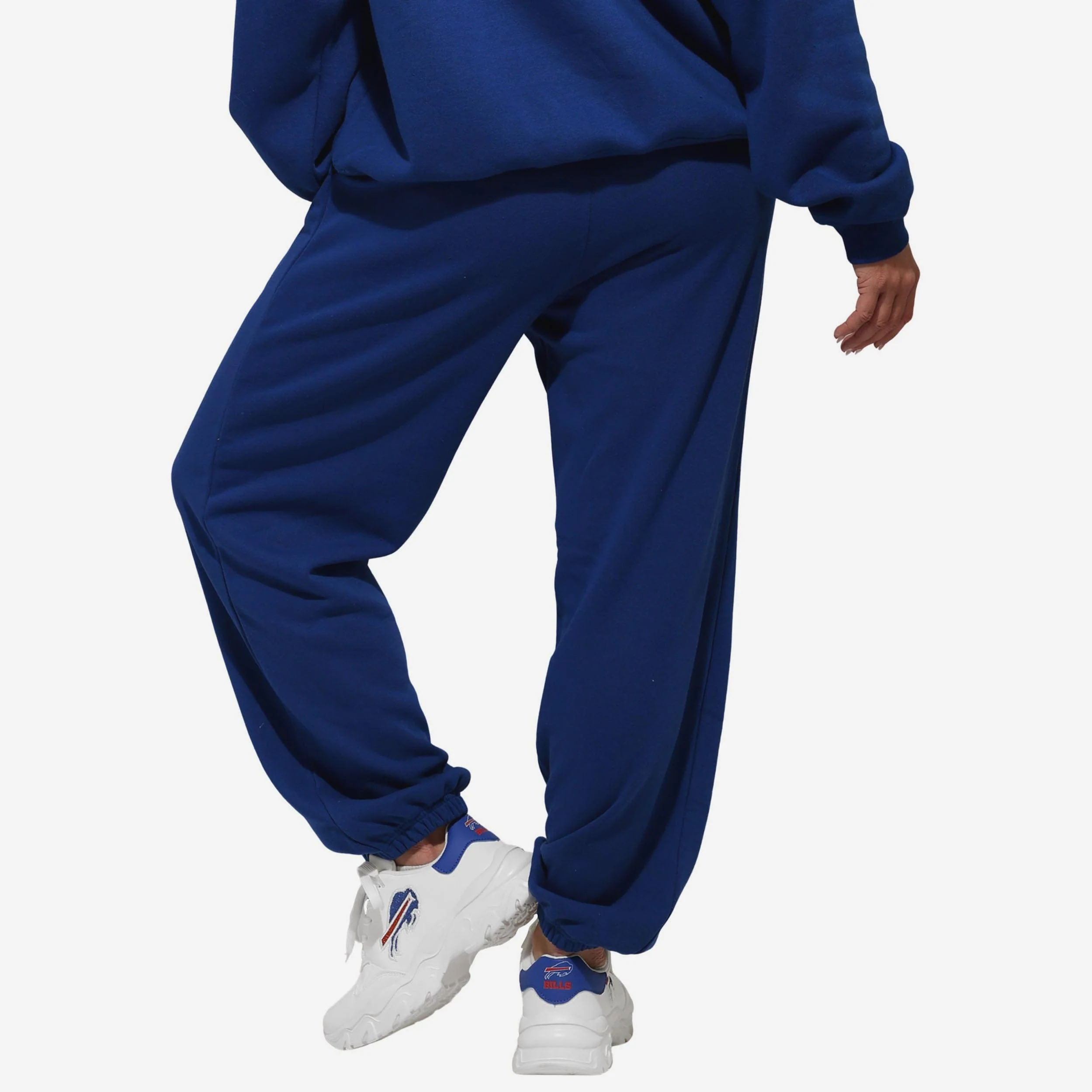Buffalo Bills Womens Big Wordmark Rhinestone Sweatpants 2 Buffalo Bills Womens Big Wordmark Rhinestone Sweatpants