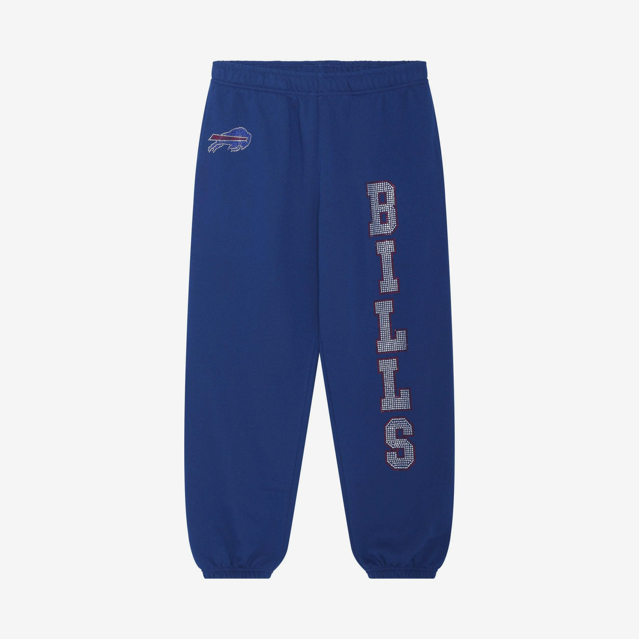 Buffalo Bills Womens Big Wordmark Rhinestone Sweatpants 6 Buffalo Bills Womens Big Wordmark Rhinestone Sweatpants