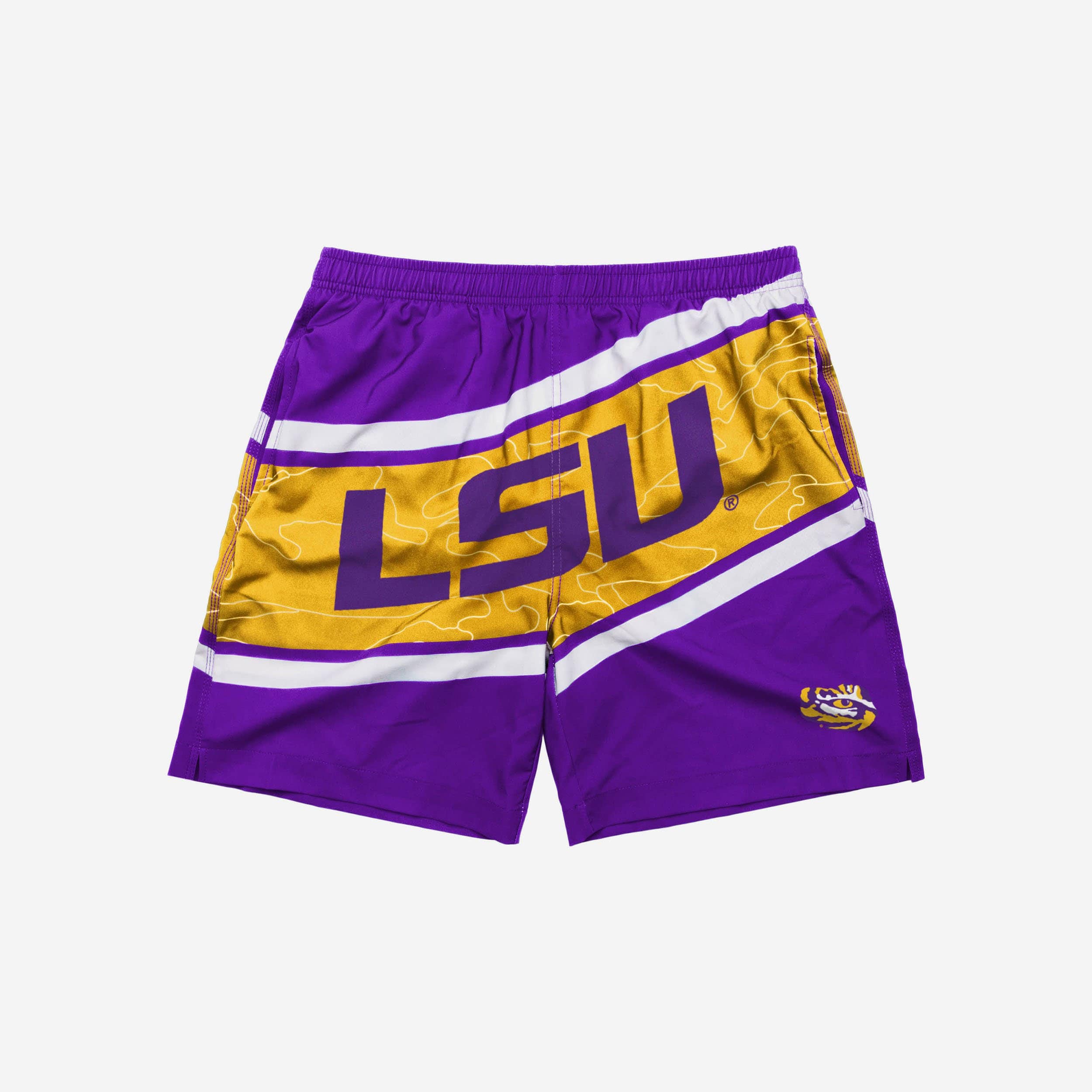 LSU Tigers Big Wordmark Swimming Trunks 3 LSU Tigers Big Wordmark Swimming Trunks