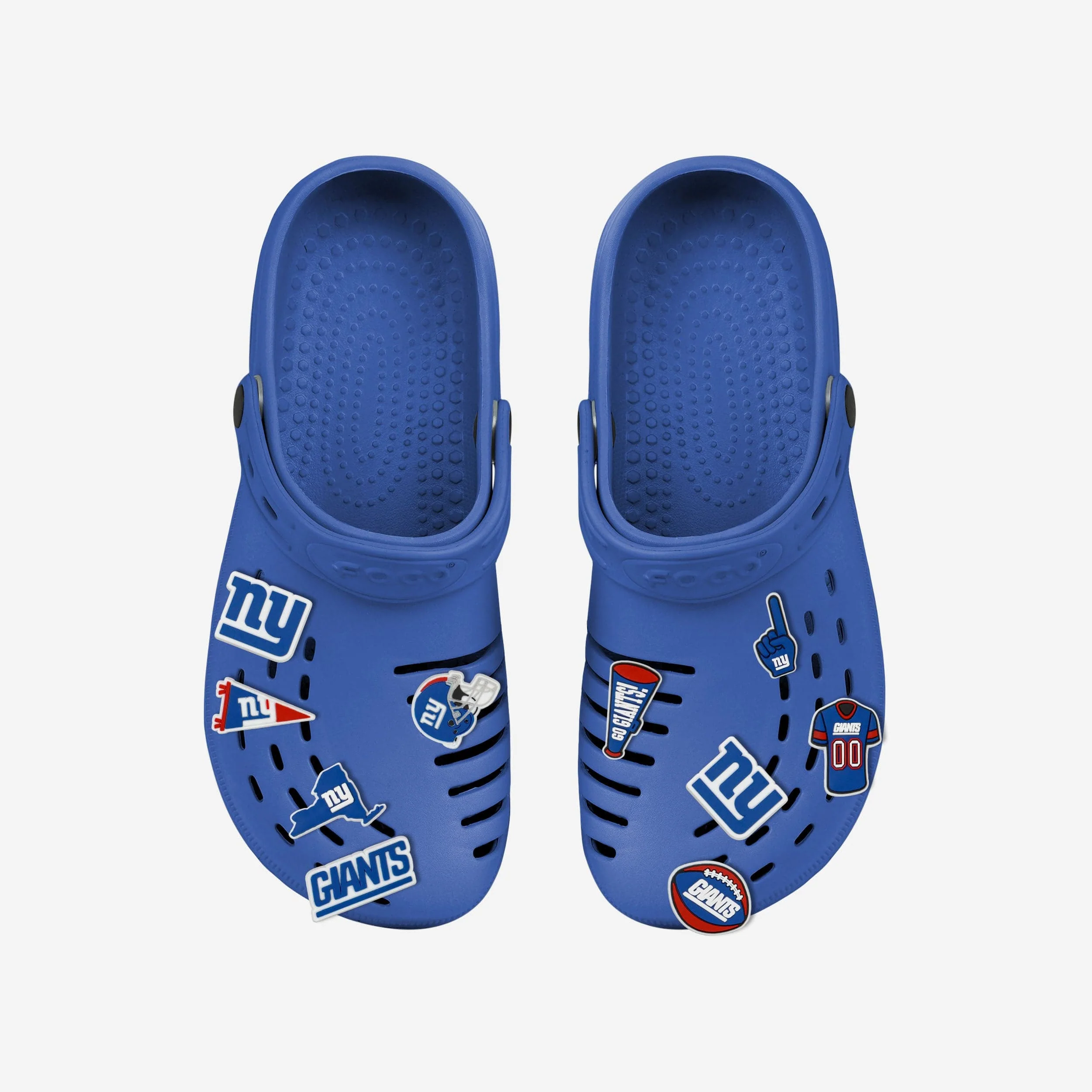 New York Giants 10 Pack Team Clog Charms 4 New York Giants 10 Pack Team Clog Charms