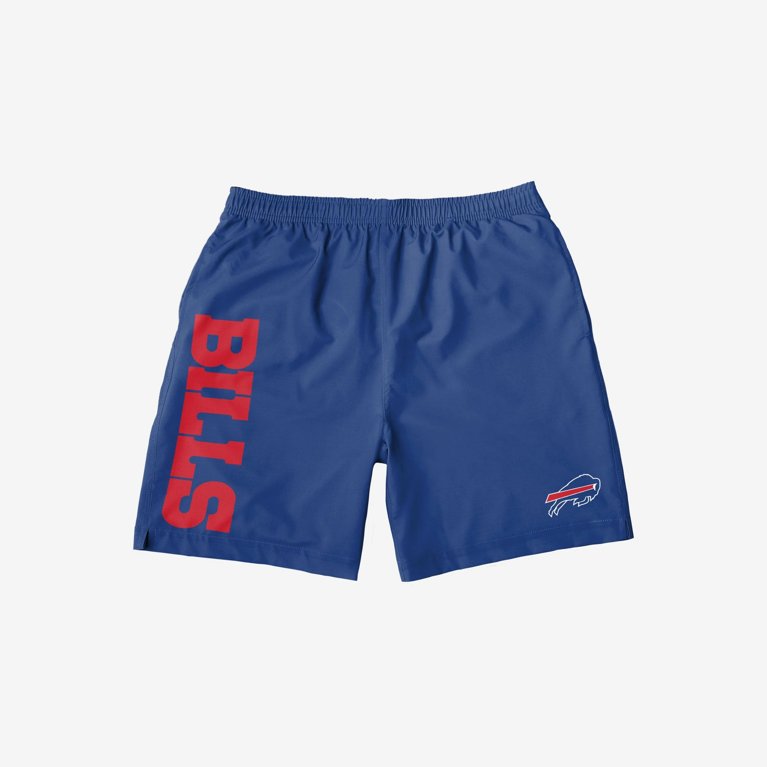 Buffalo Bills Solid Wordmark Traditional Swimming Trunks 2 Buffalo Bills Solid Wordmark Traditional Swimming Trunks
