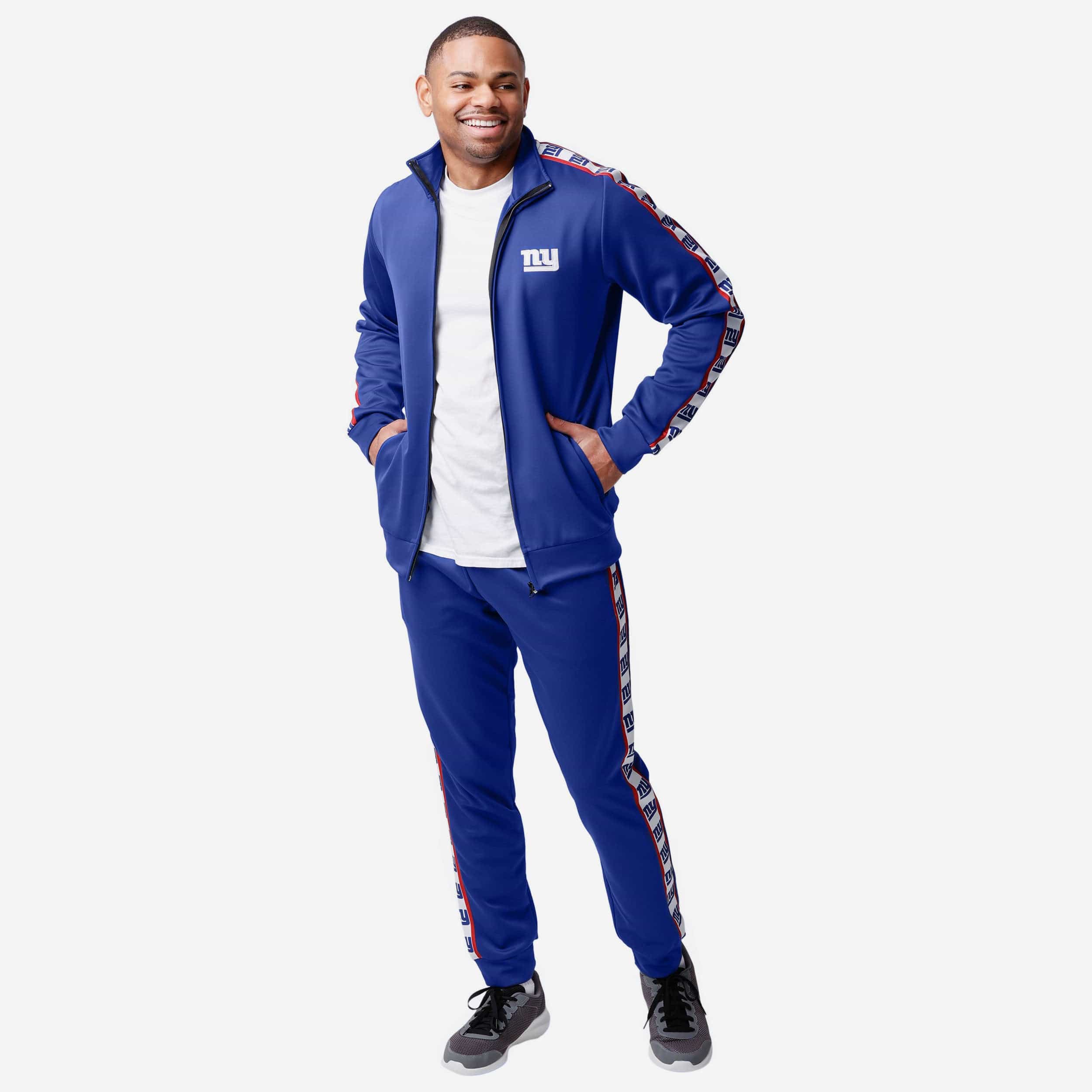 New York Giants Stripe Logo Track Pants 5 New York Giants Stripe Logo Track Pants