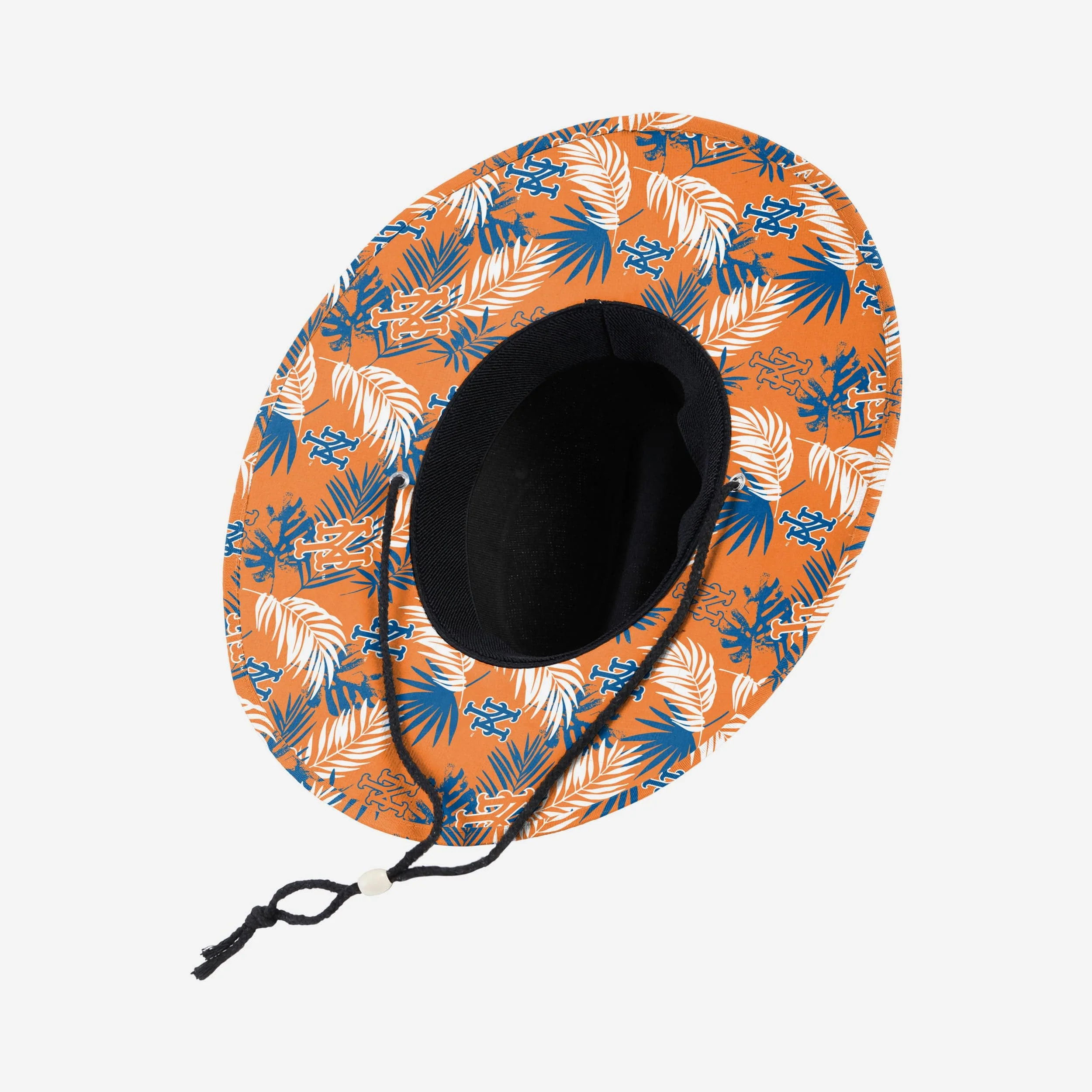New York Mets Team Color Straw Hat 2 New York Mets Team Color Straw Hat