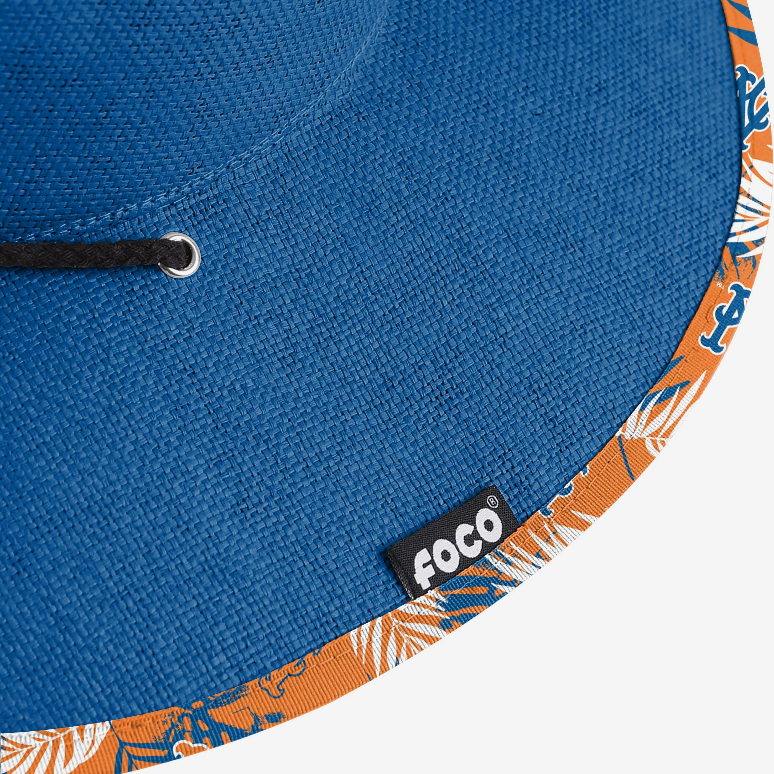 New York Mets Team Color Straw Hat 7 New York Mets Team Color Straw Hat