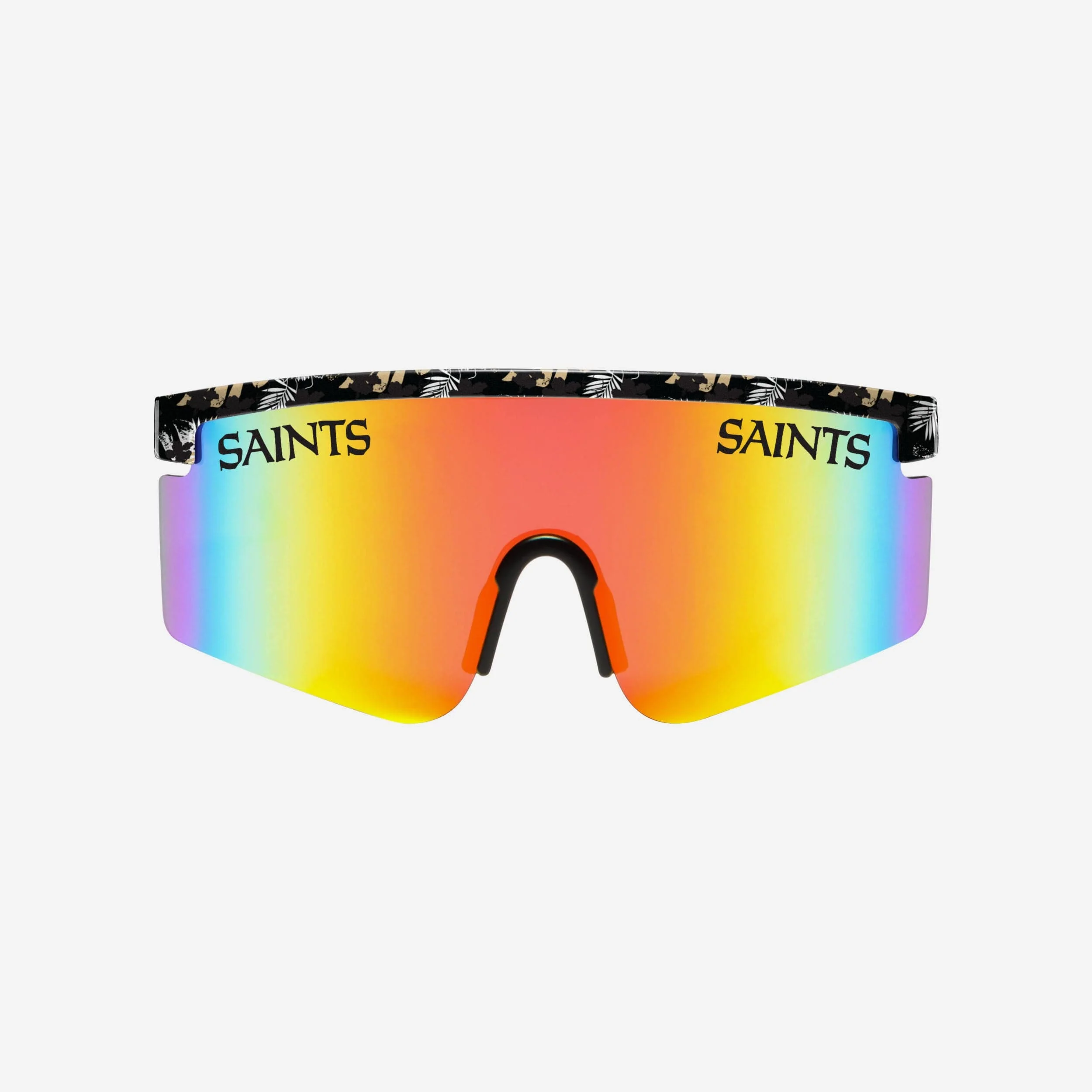 New Orleans Saints Floral Large Frame Sunglasses 2 New Orleans Saints Floral Large Frame Sunglasses