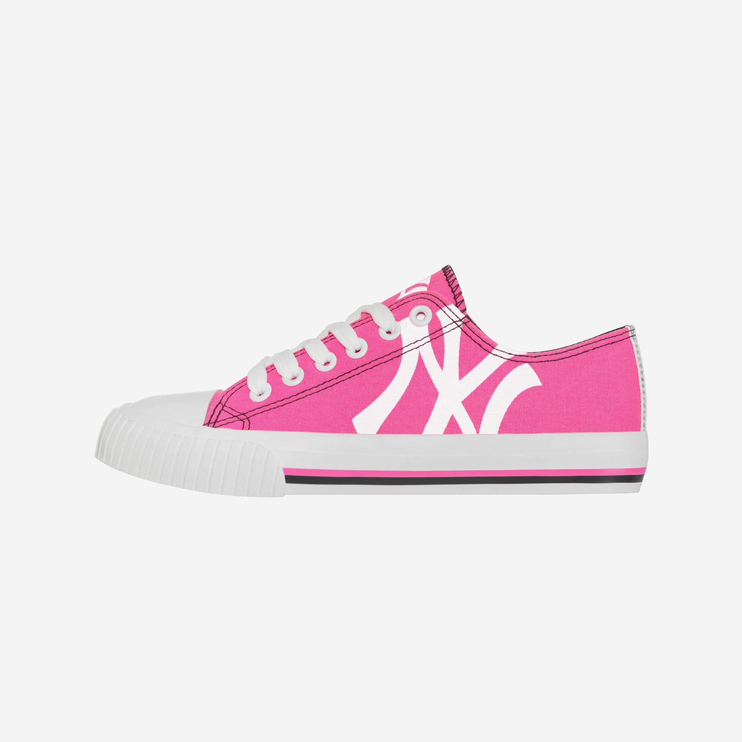 New York Yankees Womens Highlights Low Top Canvas Shoe