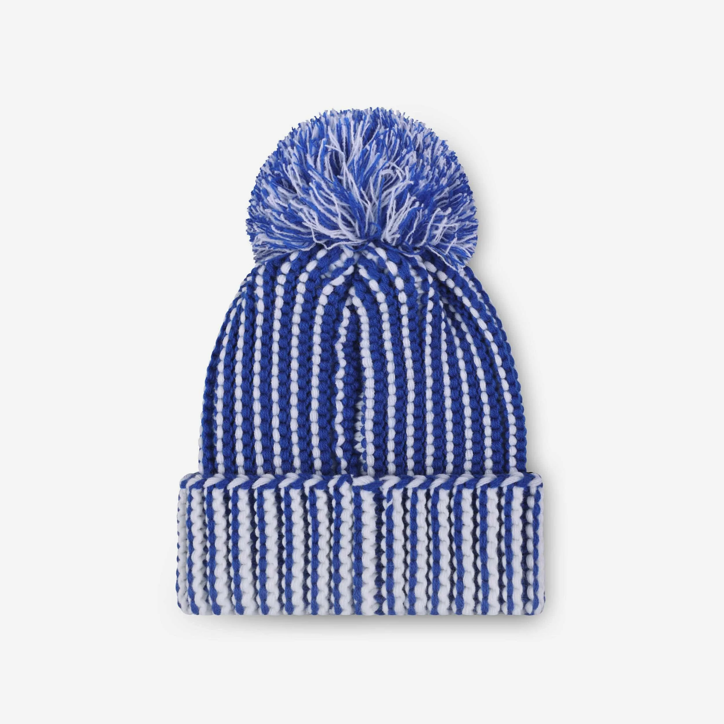 Buffalo Bills Primary Logo Vertical Knit Pom Beanie