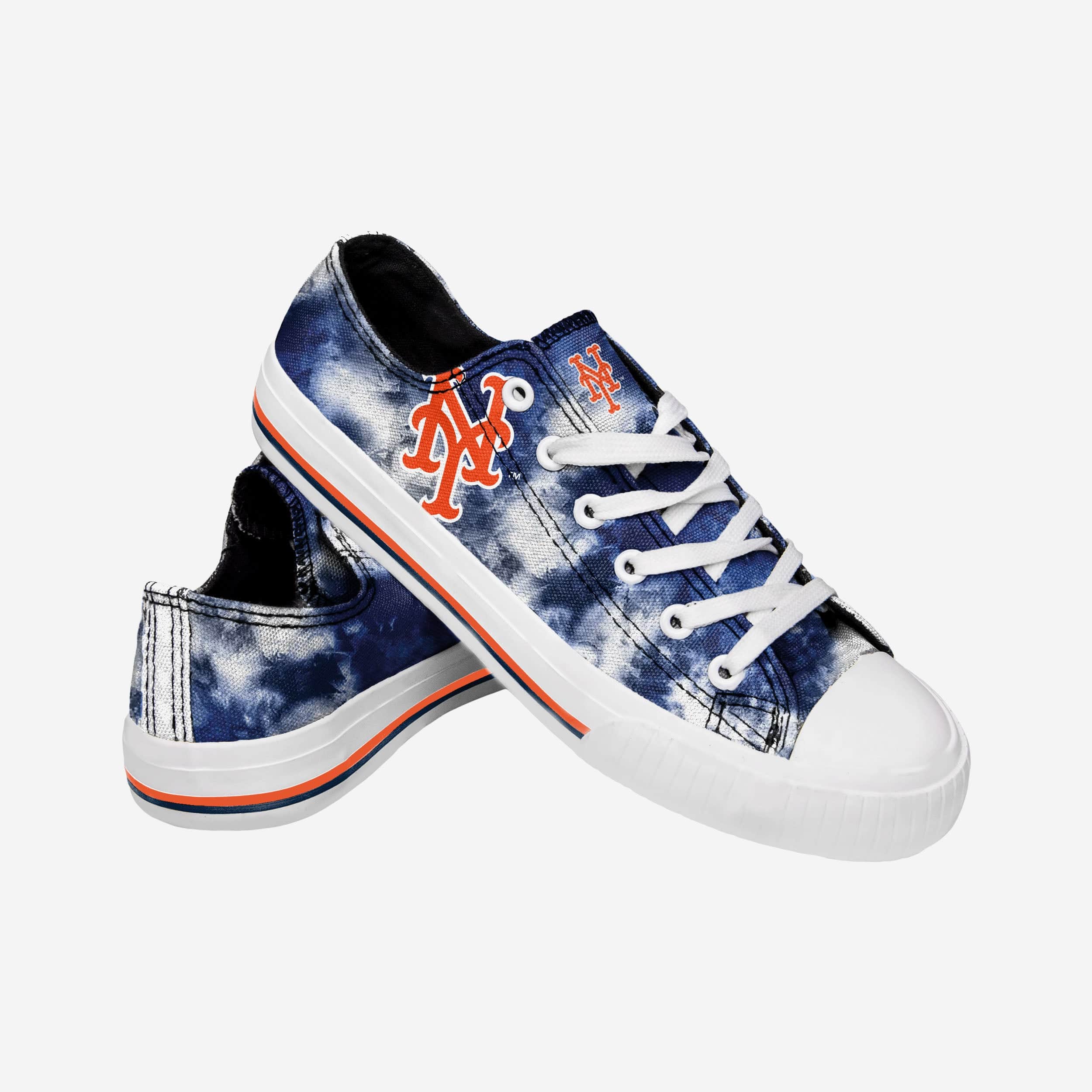 New York Mets Womens Low Top Tie-Dye Canvas Shoe 2 New York Mets Womens Low Top Tie-Dye Canvas Shoe
