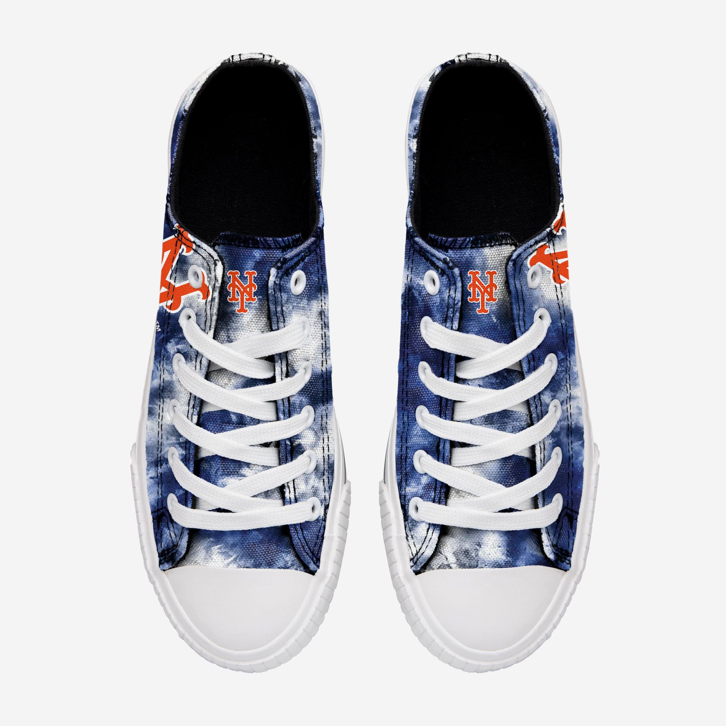 New York Mets Womens Low Top Tie-Dye Canvas Shoe 3 New York Mets Womens Low Top Tie-Dye Canvas Shoe