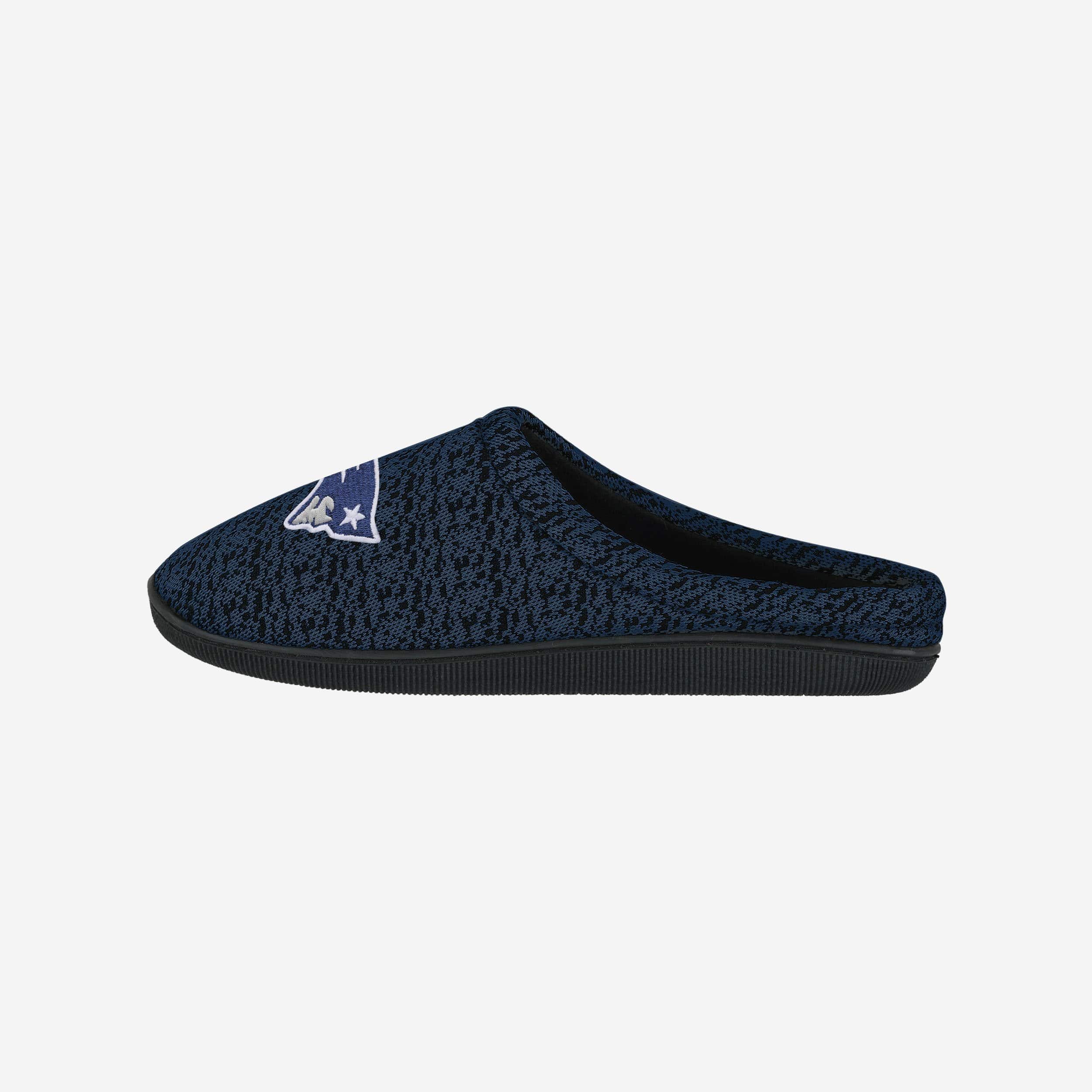 New England Patriots Poly Knit Cup Sole Slipper
