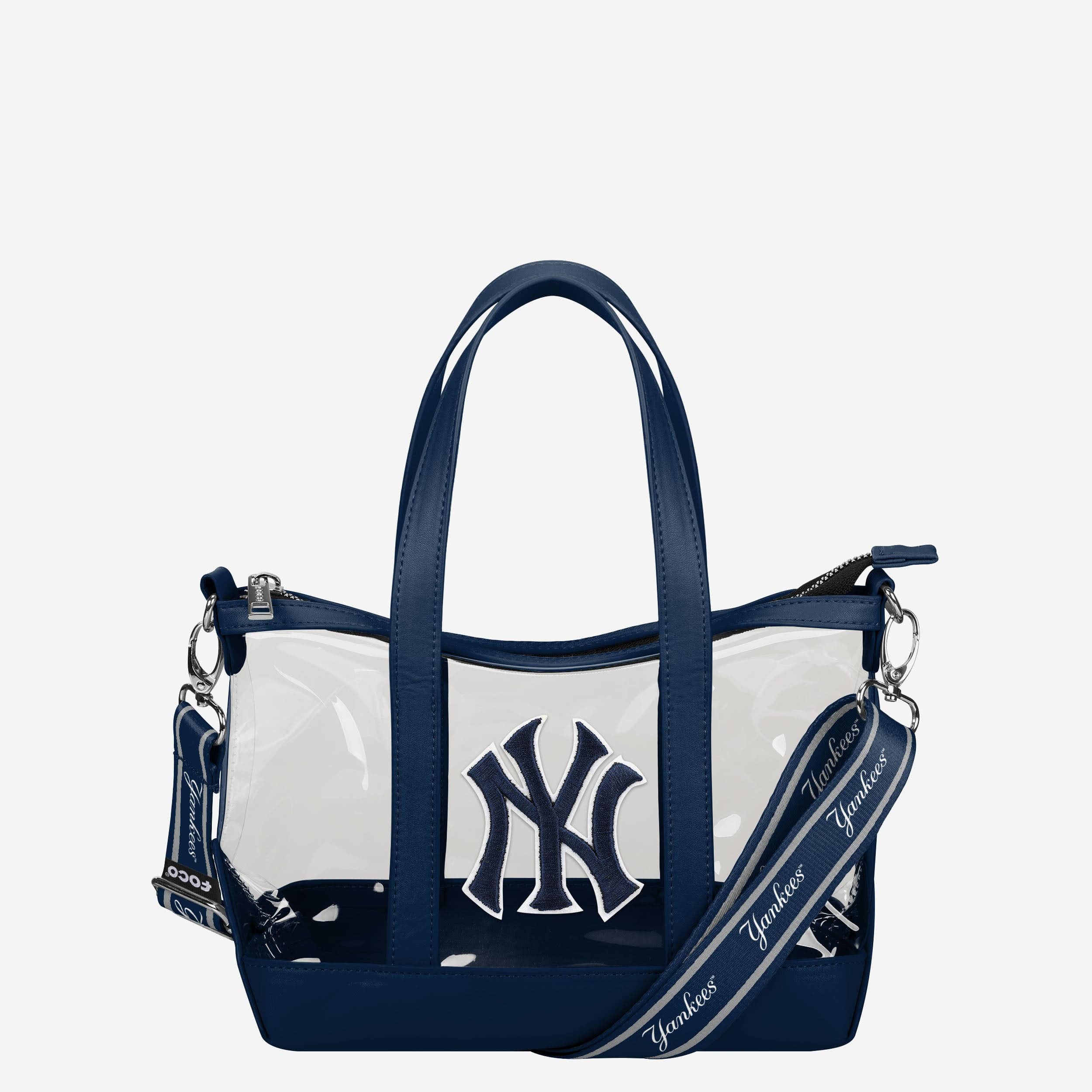 New York Yankees Clear Crossbody Mini Tote Bag