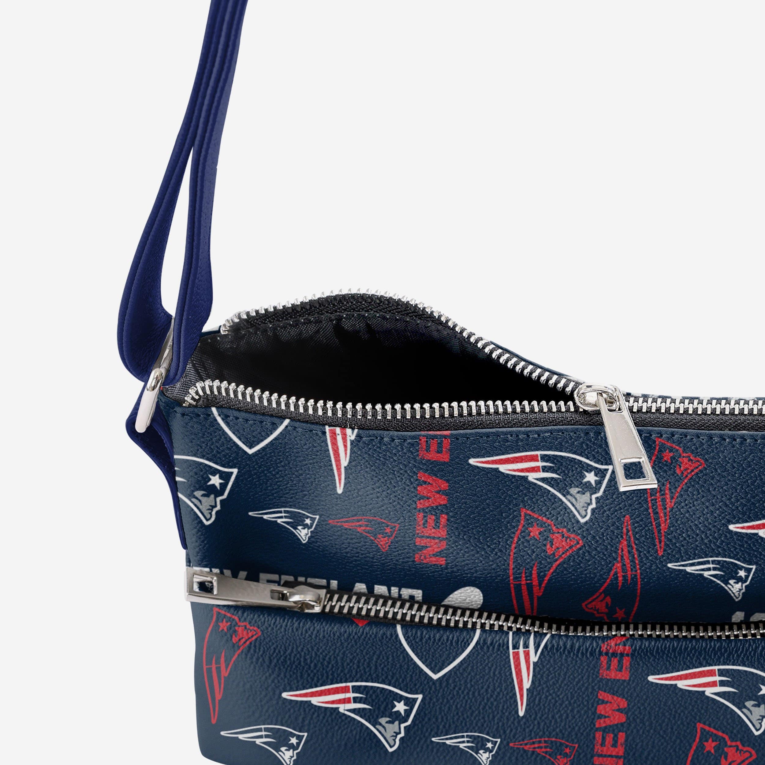 New England Patriots Logo Love Crossbody Purse 4 New England Patriots Logo Love Crossbody Purse