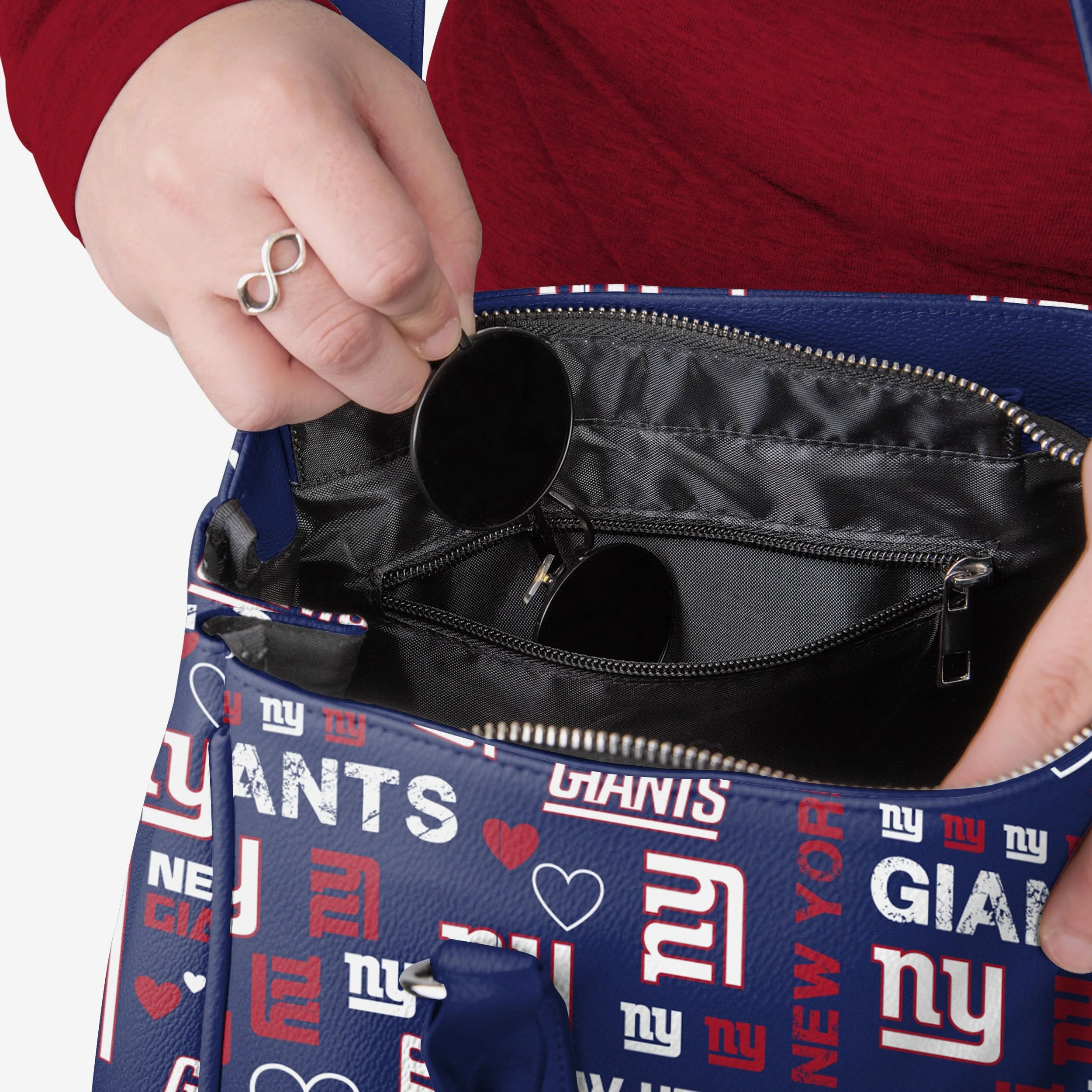 New York Giants Logo Love Purse 3 New York Giants Logo Love Purse