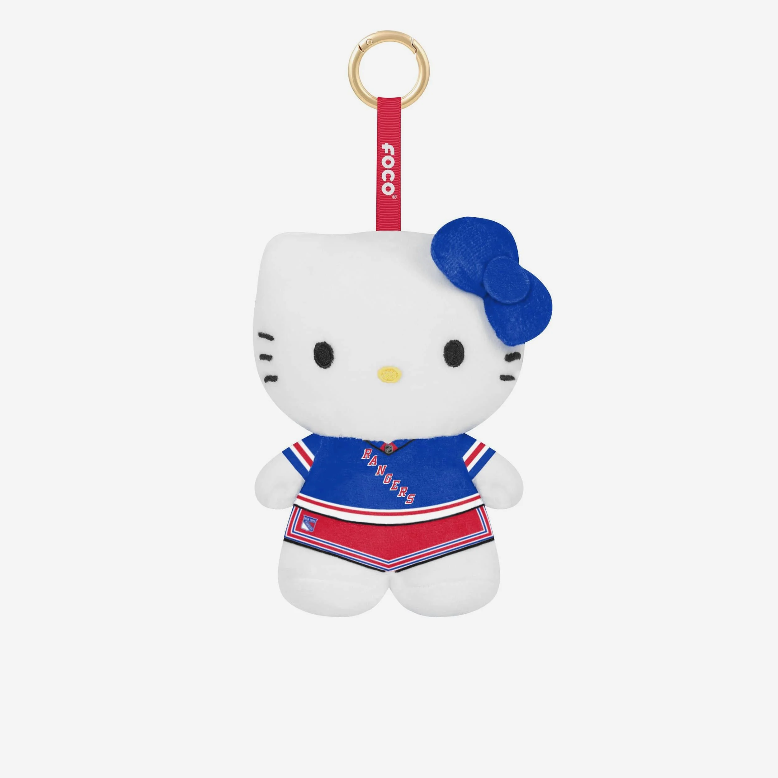 New York Rangers Plush Hello Kitty® Bag Charm Keychain