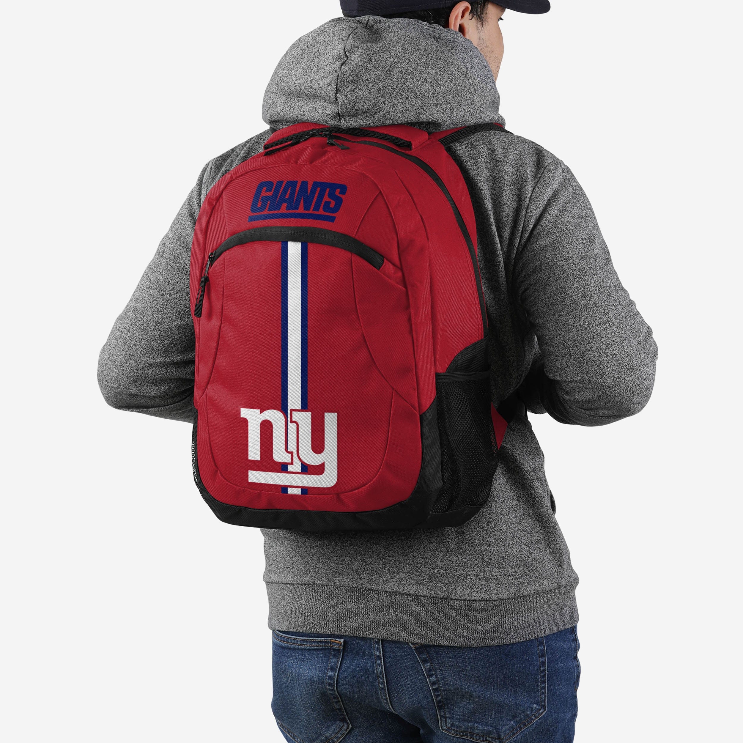 New York Giants Red Alternate Color Action Backpack 5 New York Giants Red Alternate Color Action Backpack