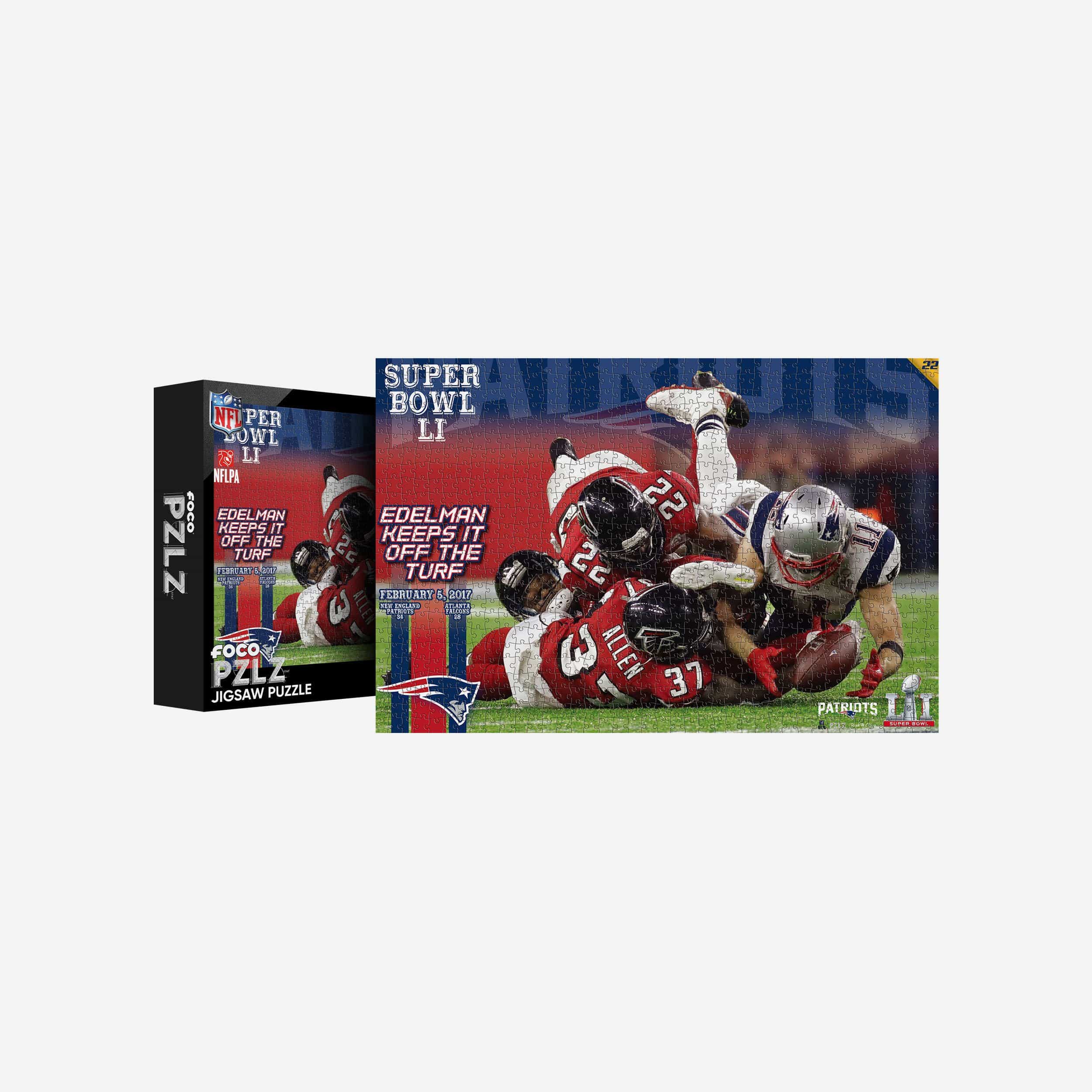 Julian Edelman New England Patriots Superbowl LI 1000 Piece Jigsaw Puzzle PZLZ