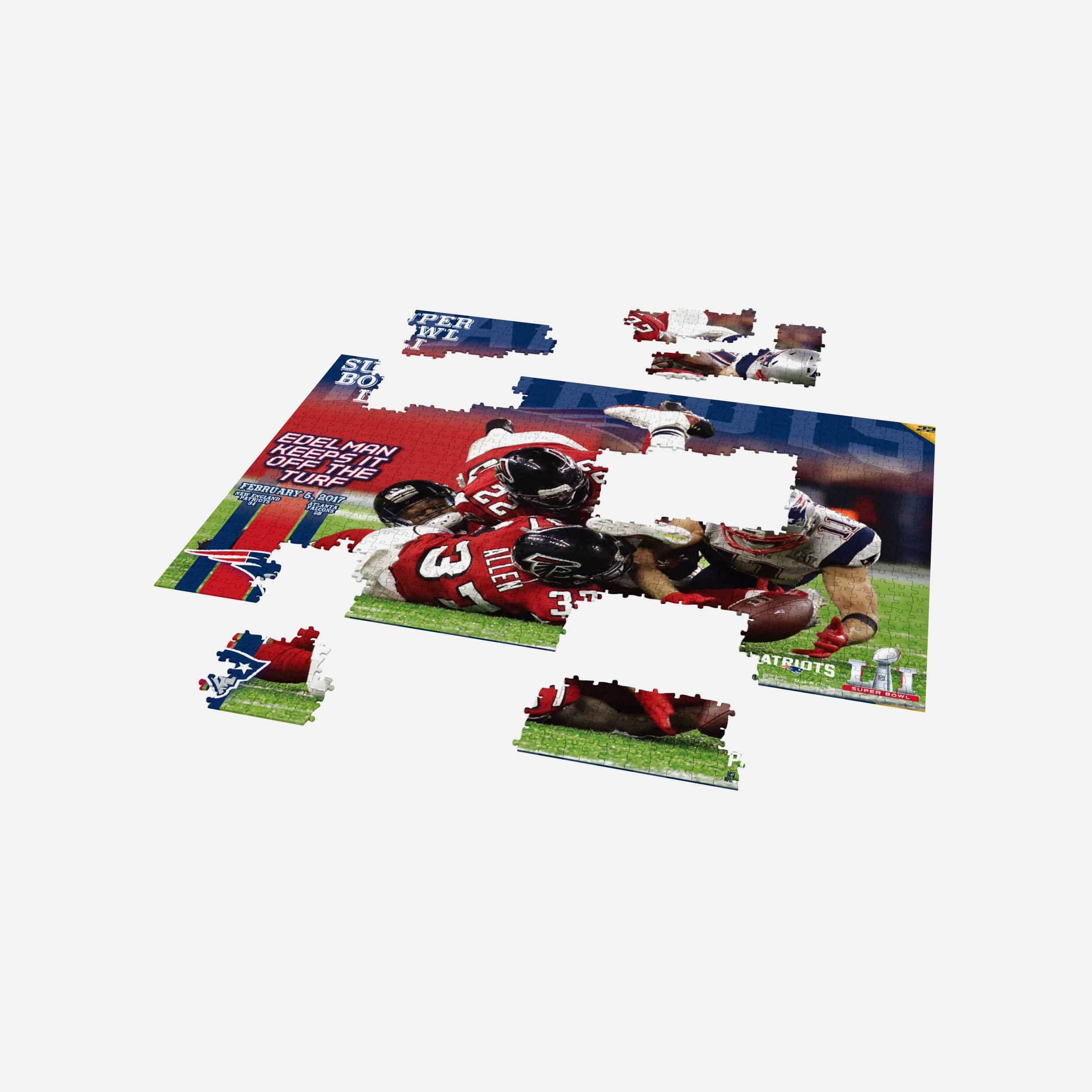 Julian Edelman New England Patriots Superbowl LI 1000 Piece Jigsaw Puzzle PZLZ 3 Julian Edelman New England Patriots Superbowl LI 1000 Piece Jigsaw Puzzle PZLZ