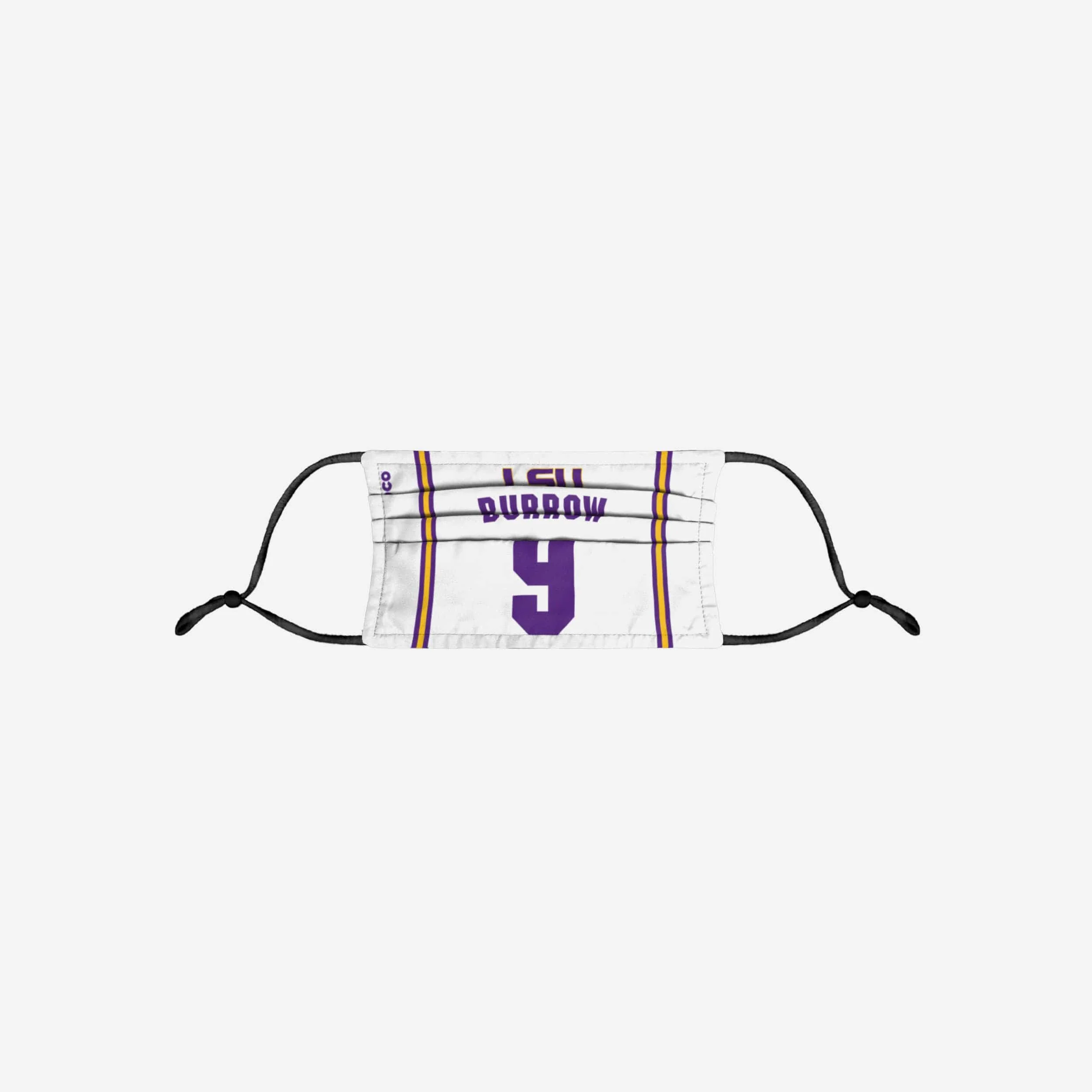 Joe Burrow LSU Tigers Adjustable Face Cover 5 Joe Burrow LSU Tigers Adjustable Face Cover