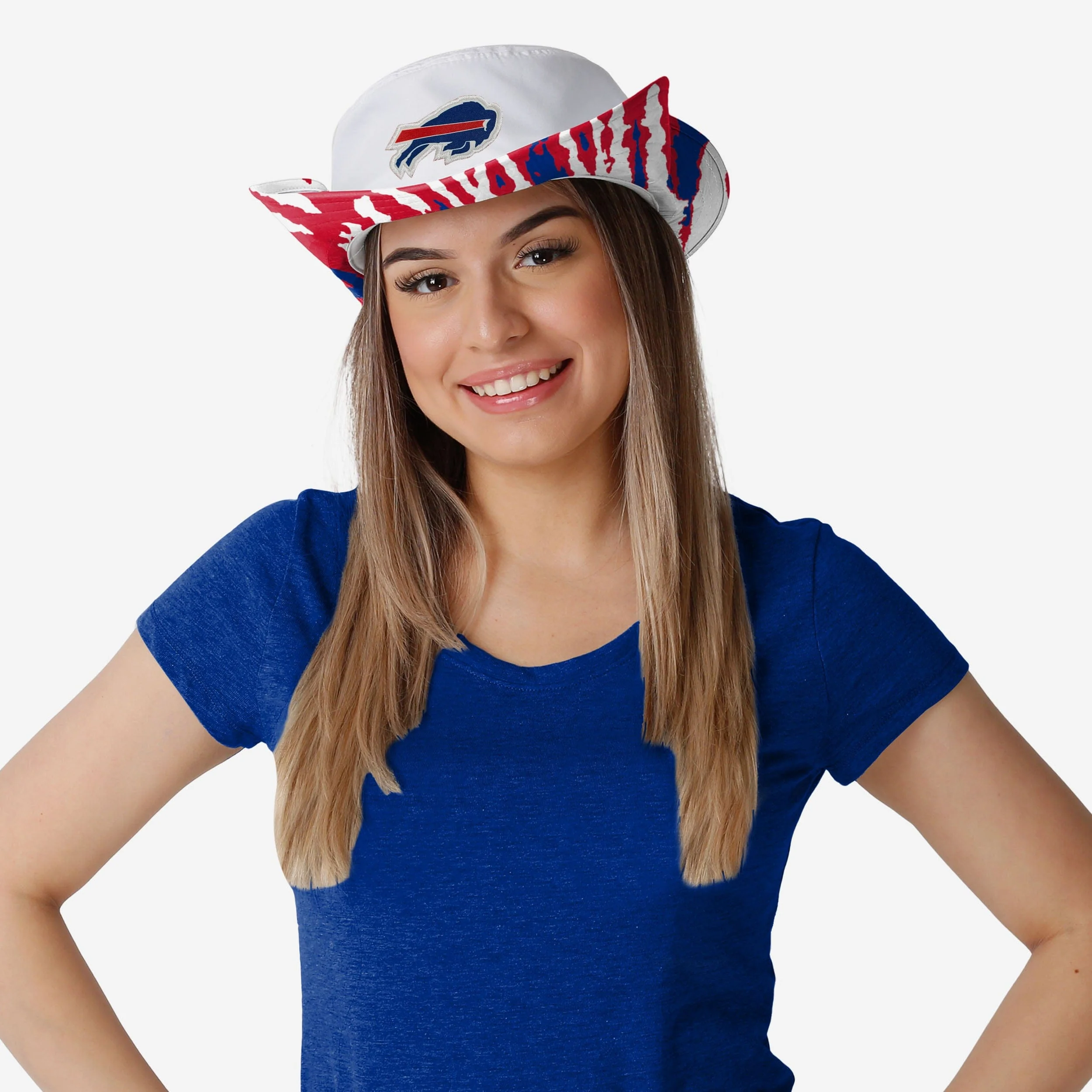 Buffalo Bills Womens White Hybrid Boonie Hat 4 Buffalo Bills Womens White Hybrid Boonie Hat
